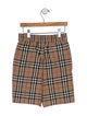 Burberry Boy's check print shorts