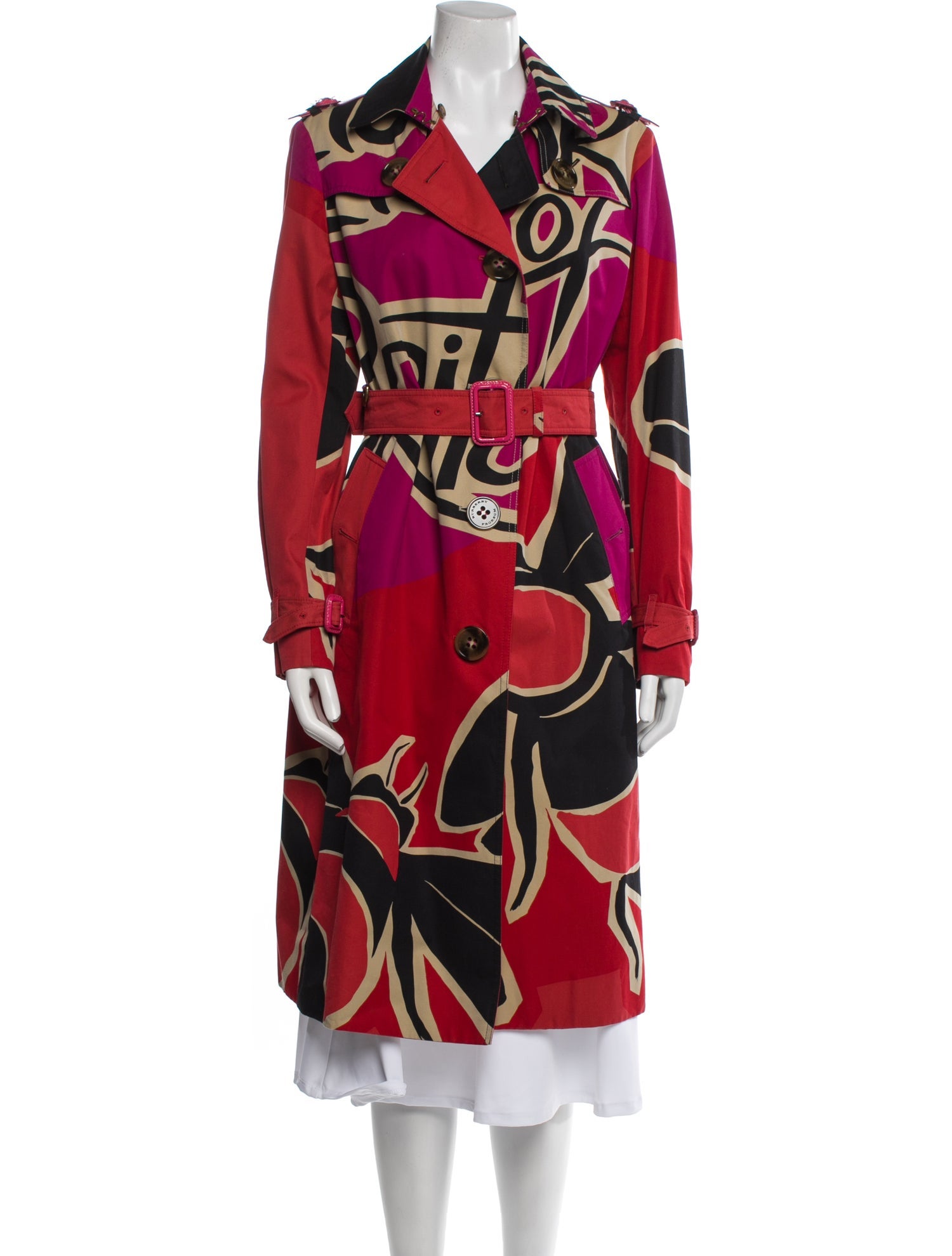 Burberry Printed Trench Coat