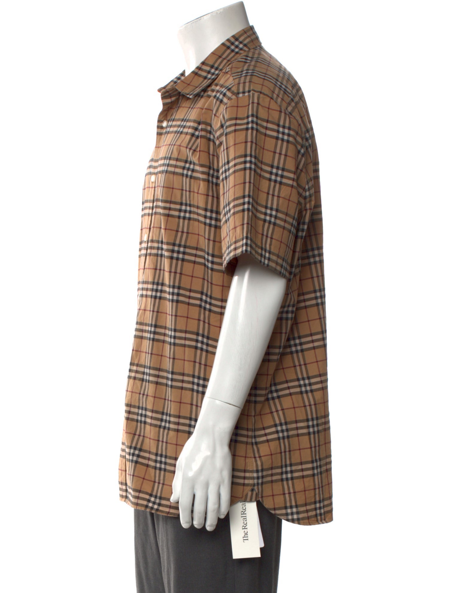 Burberry House Check Pattern Short Sleeve Shirt