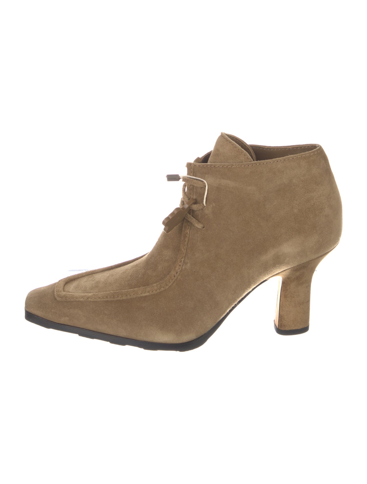 Burberry Suede Lace-Up Boots w/ Tags