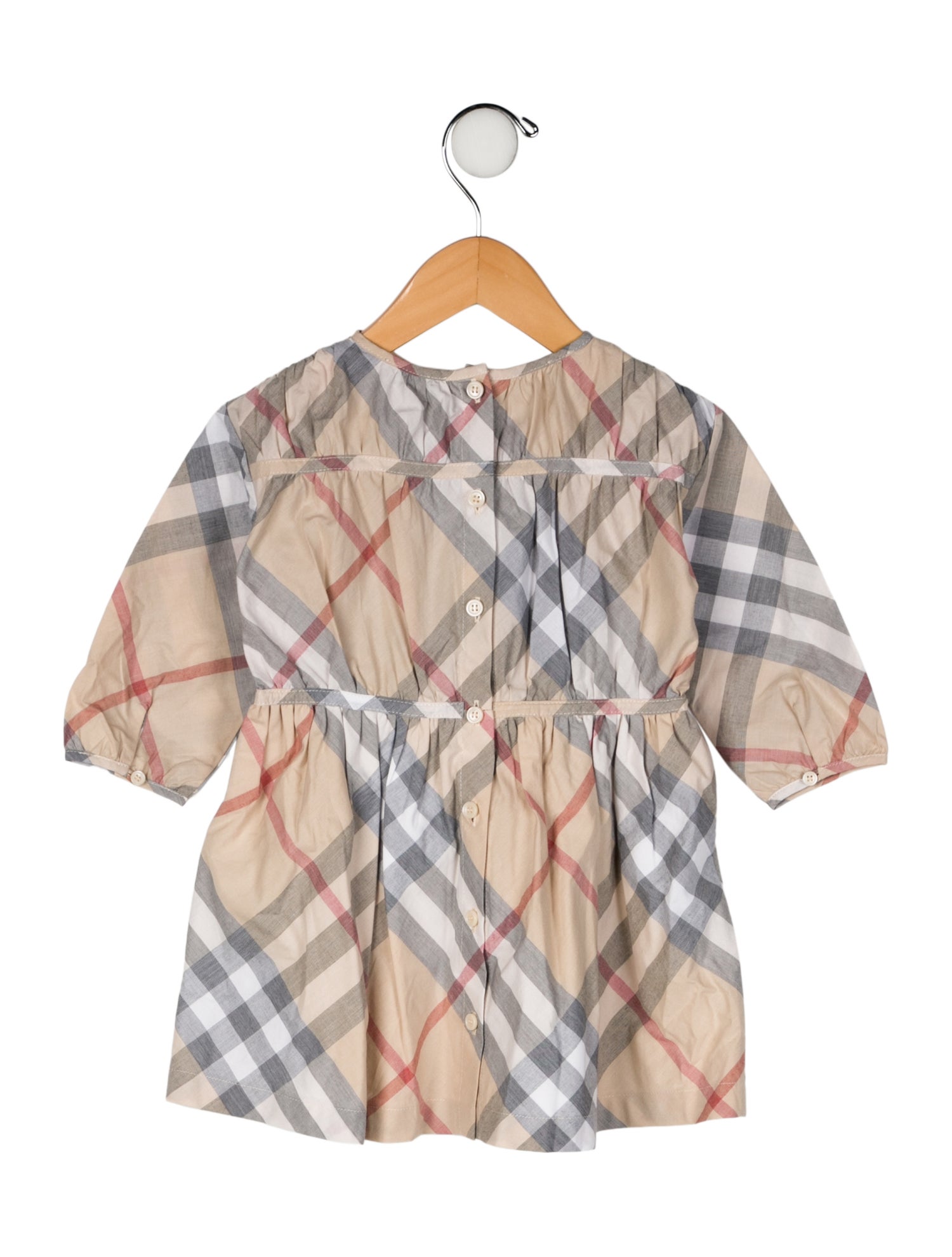 Burberry Infant Girls' Pattern Printed Short Sleeve Dress w/Tags