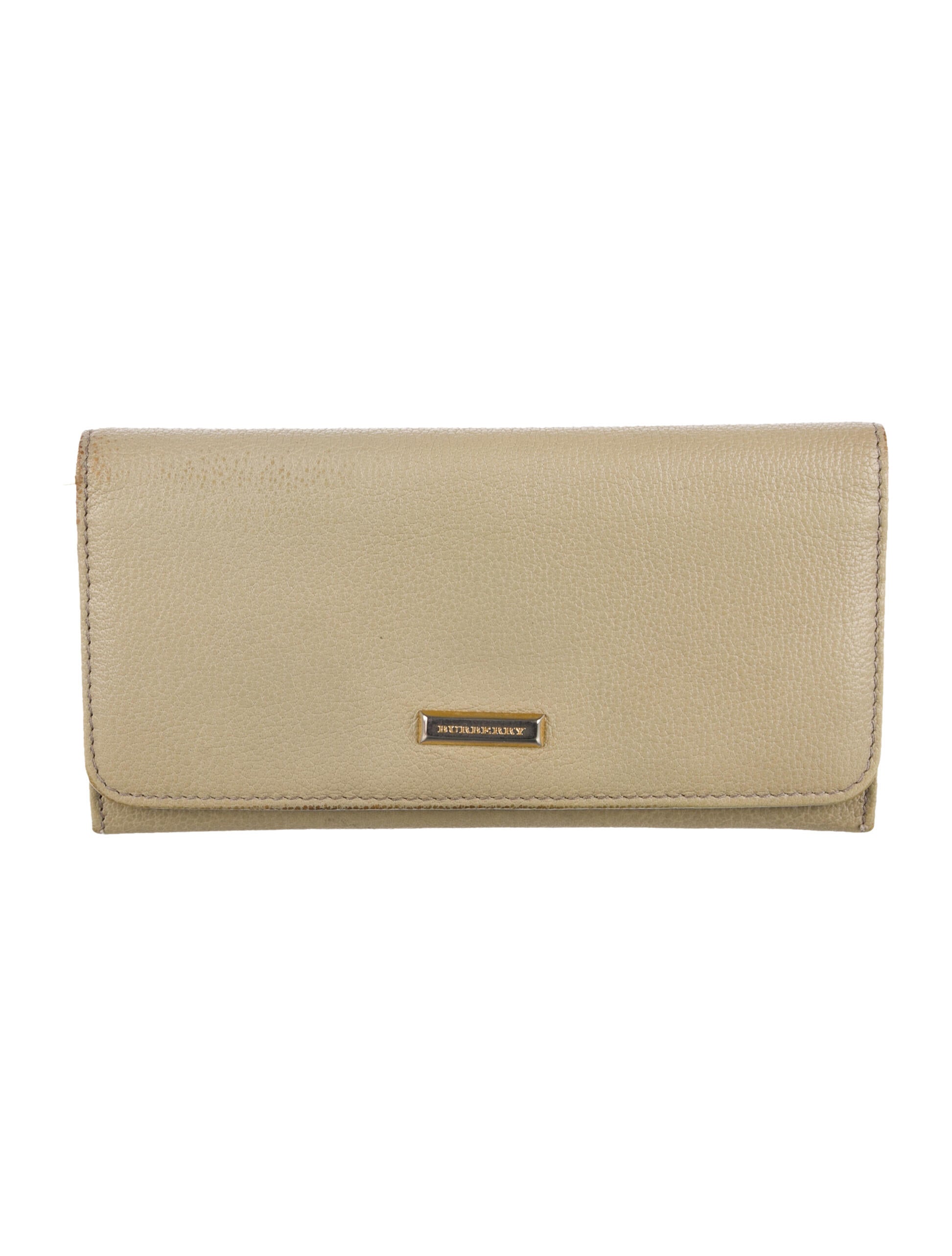 Burberry Leather Continental Wallet