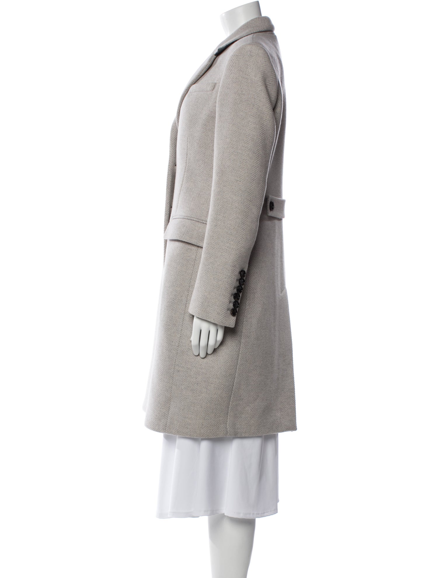 Burberry London Sidlesham Virgin Wool Coat