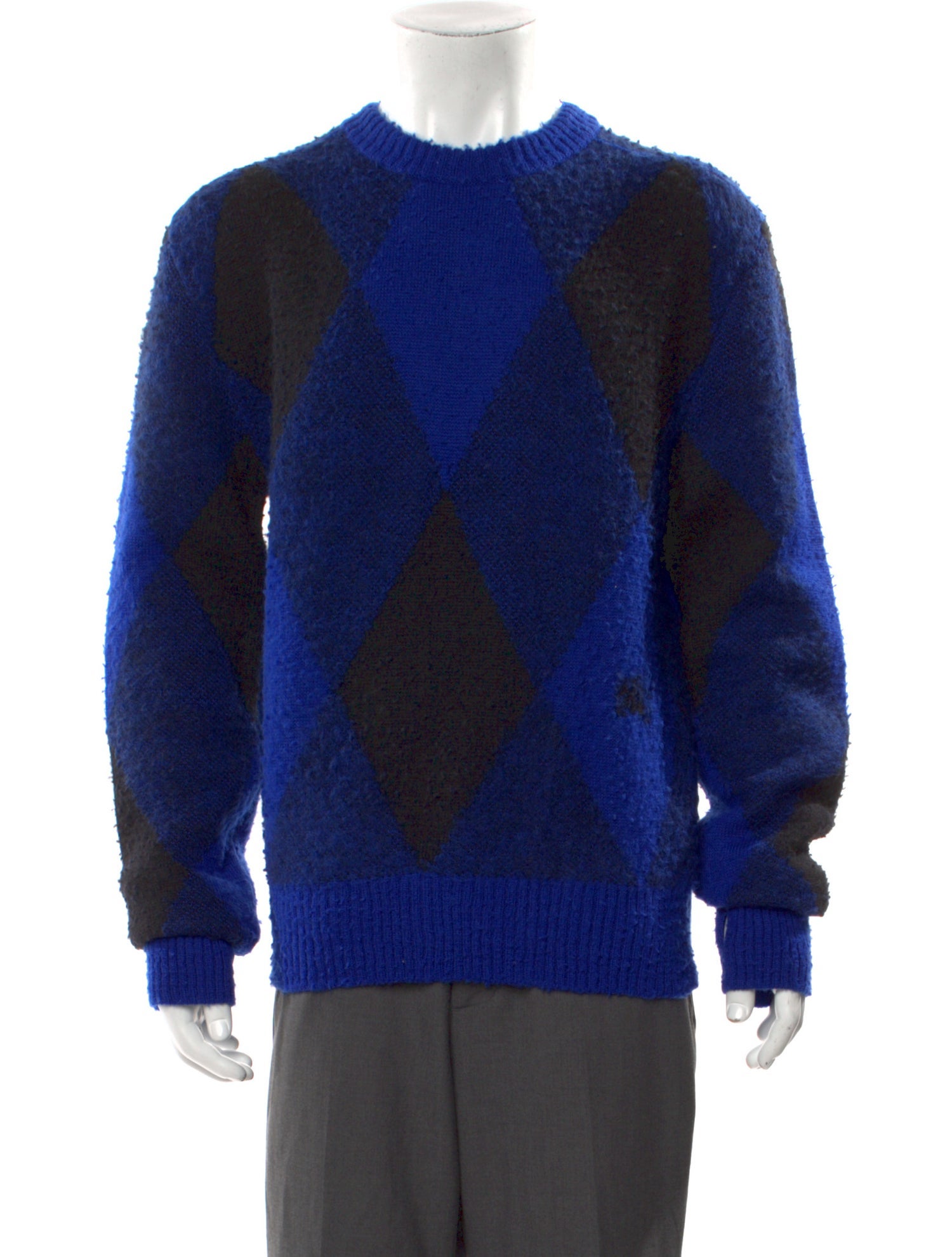 Burberry Wool Plaid Print Pullover w/ Tags