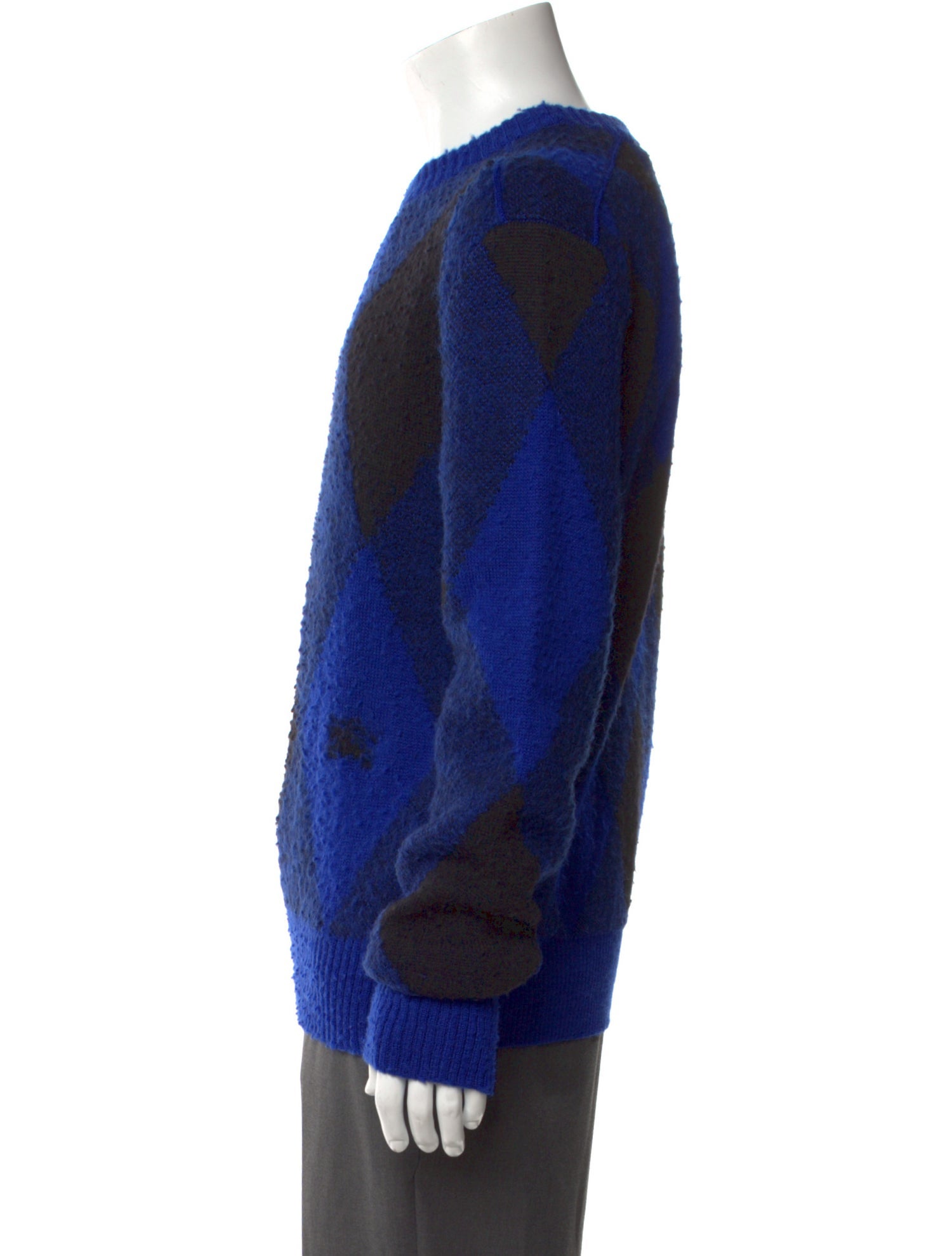 Burberry Wool Plaid Print Pullover w/ Tags