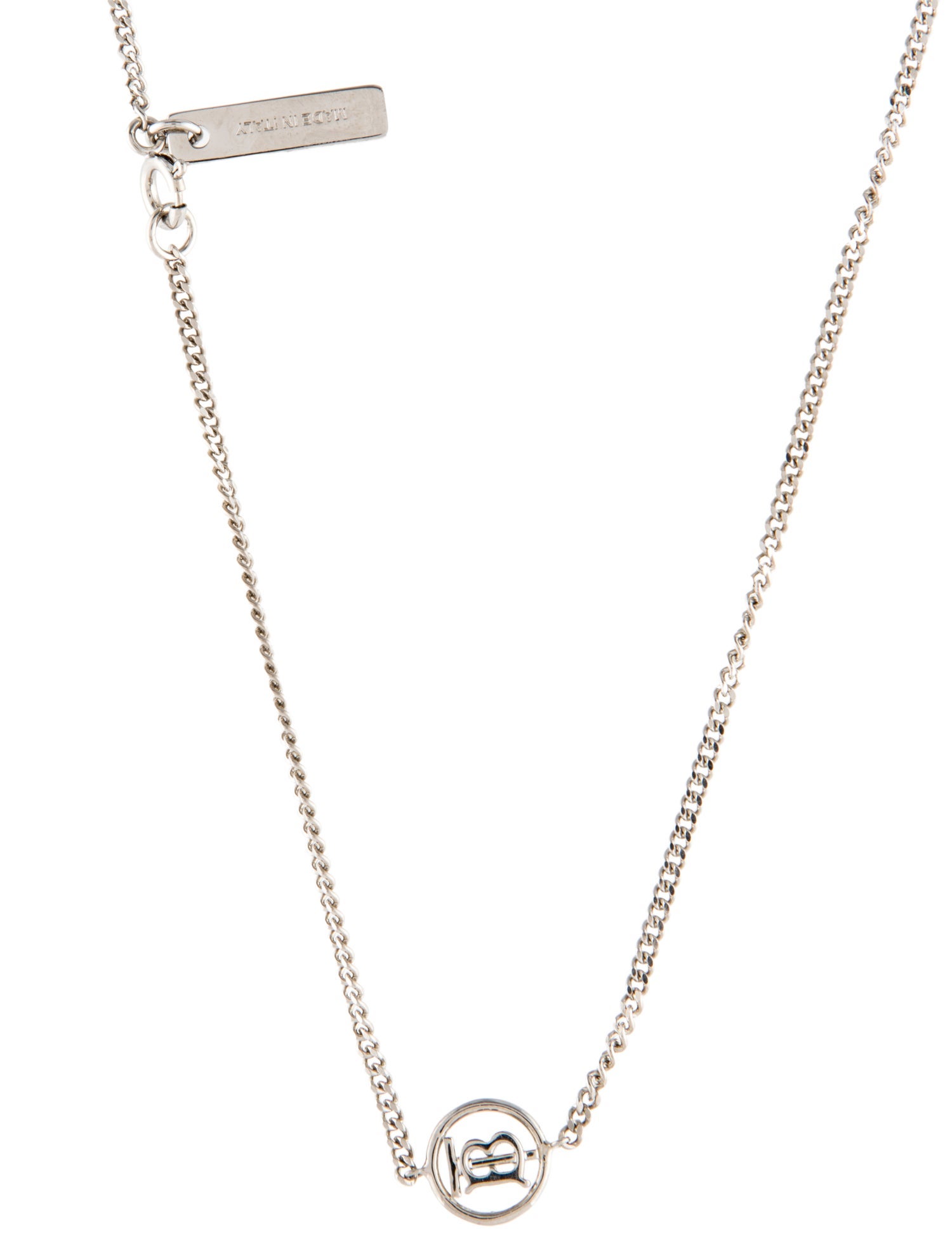 Burberry Monogram Motif Chain-Link Necklace