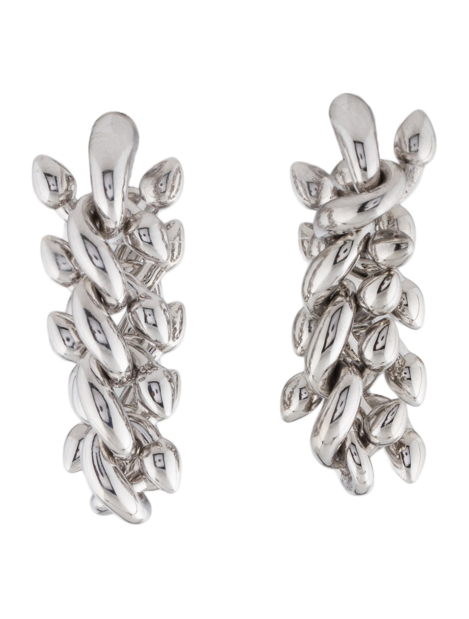 Burberry Spear Chain Drop Earrings