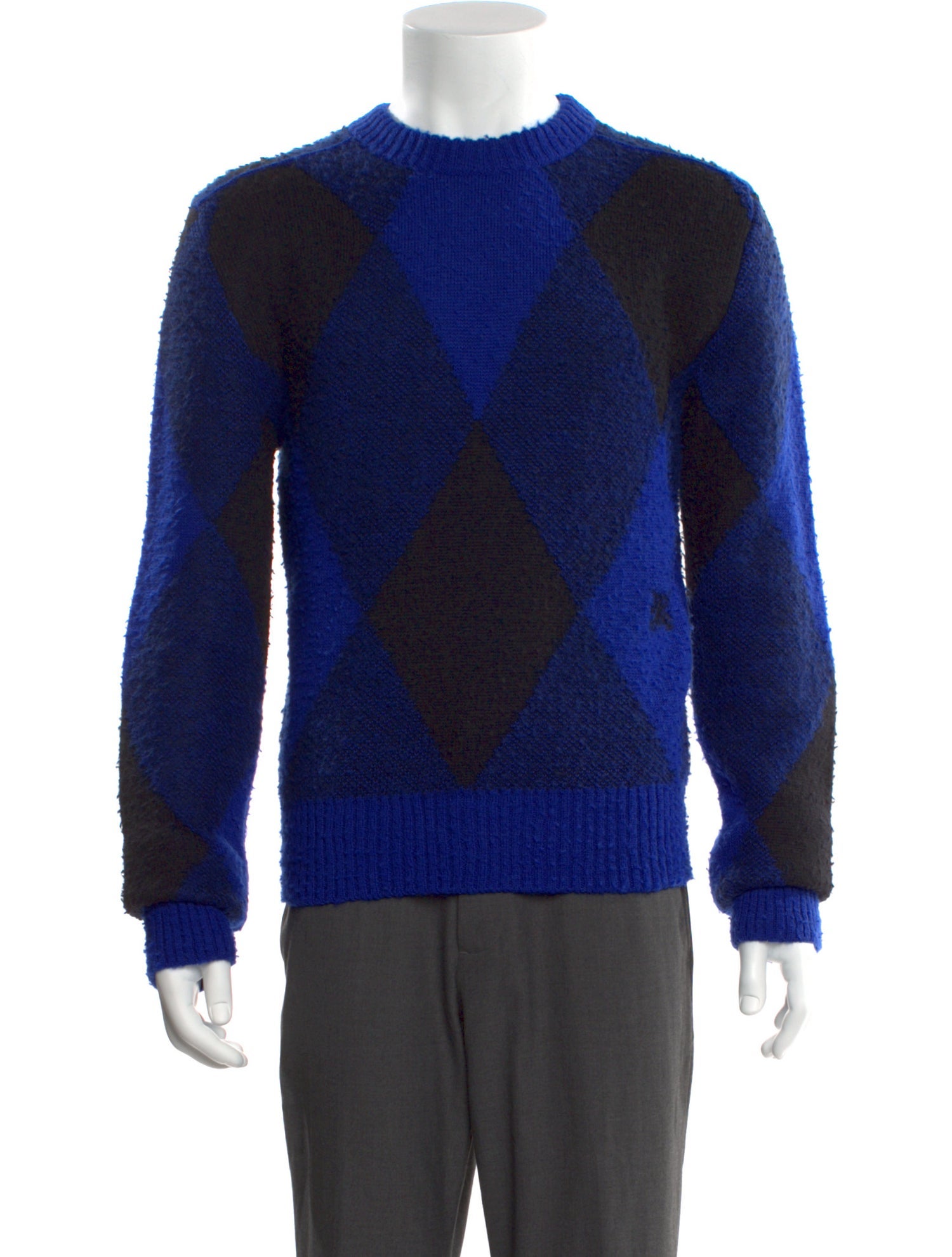 Burberry Wool Plaid Print Pullover w/ Tags