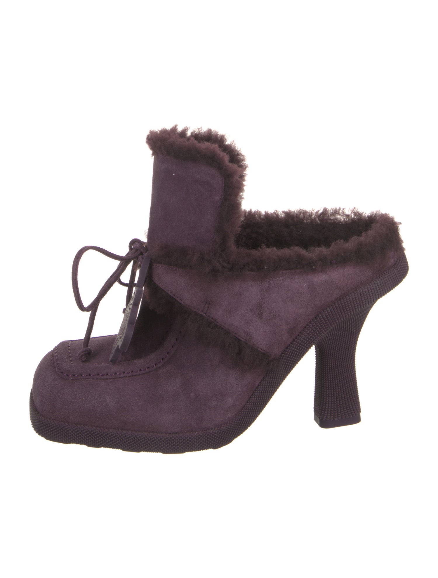 Burberry Shearling Mules