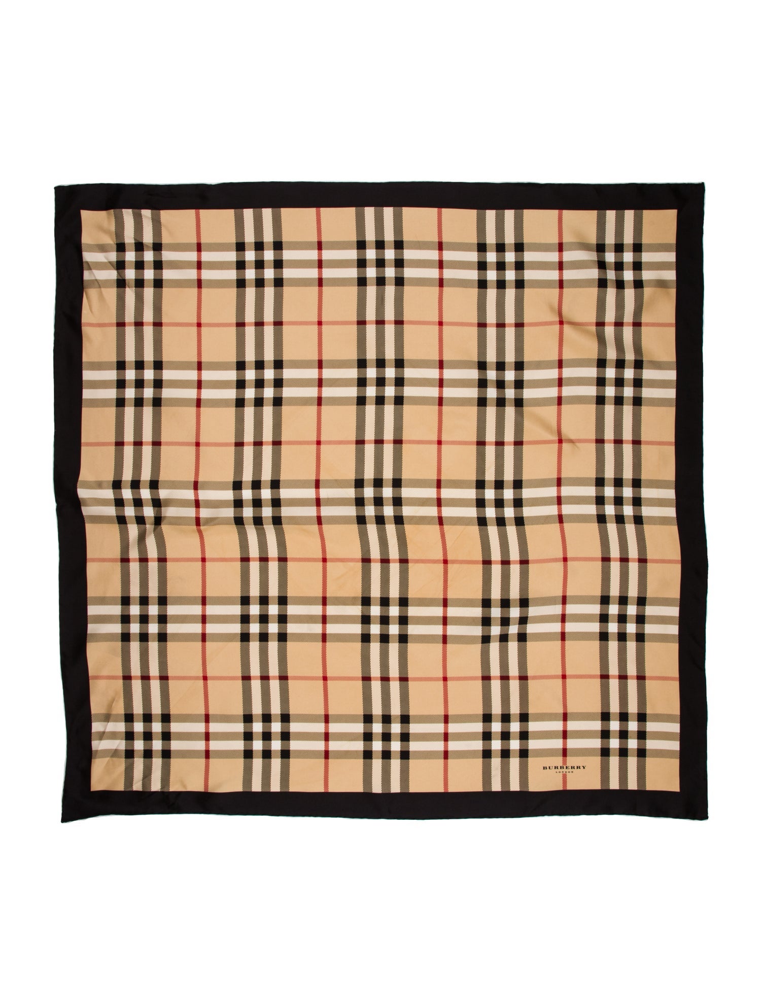 Burberry Silk House Check Pattern Scarf