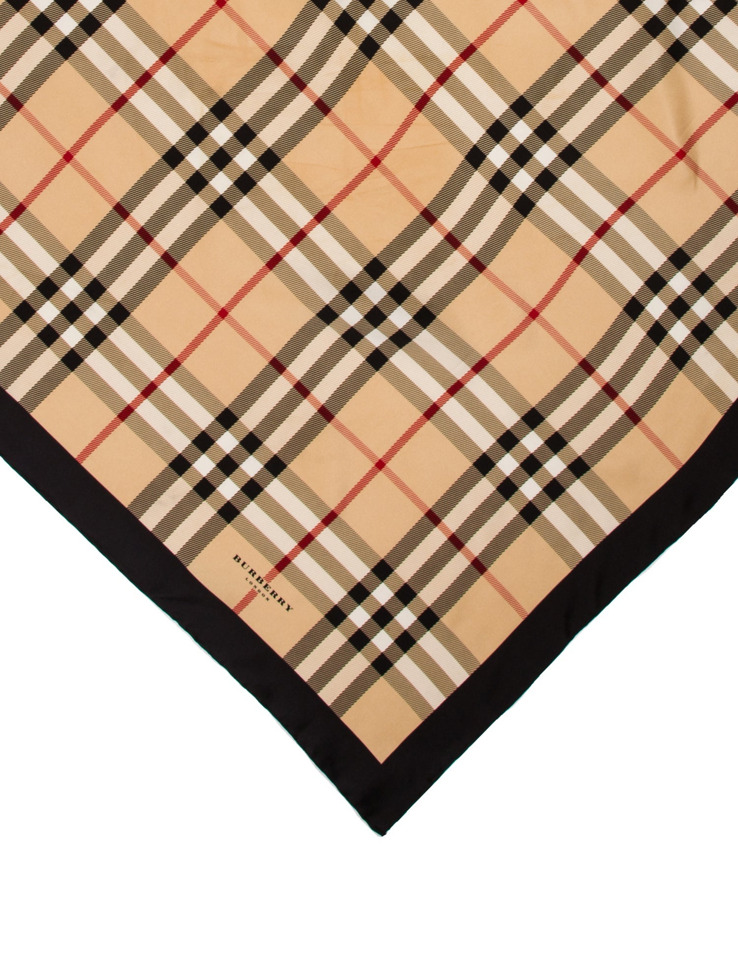Burberry Silk House Check Pattern Scarf