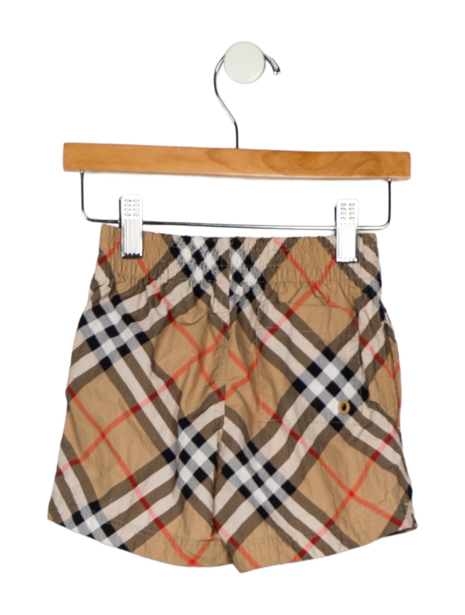 Burberry Toddler Boys' Nova Check Swim Trunks