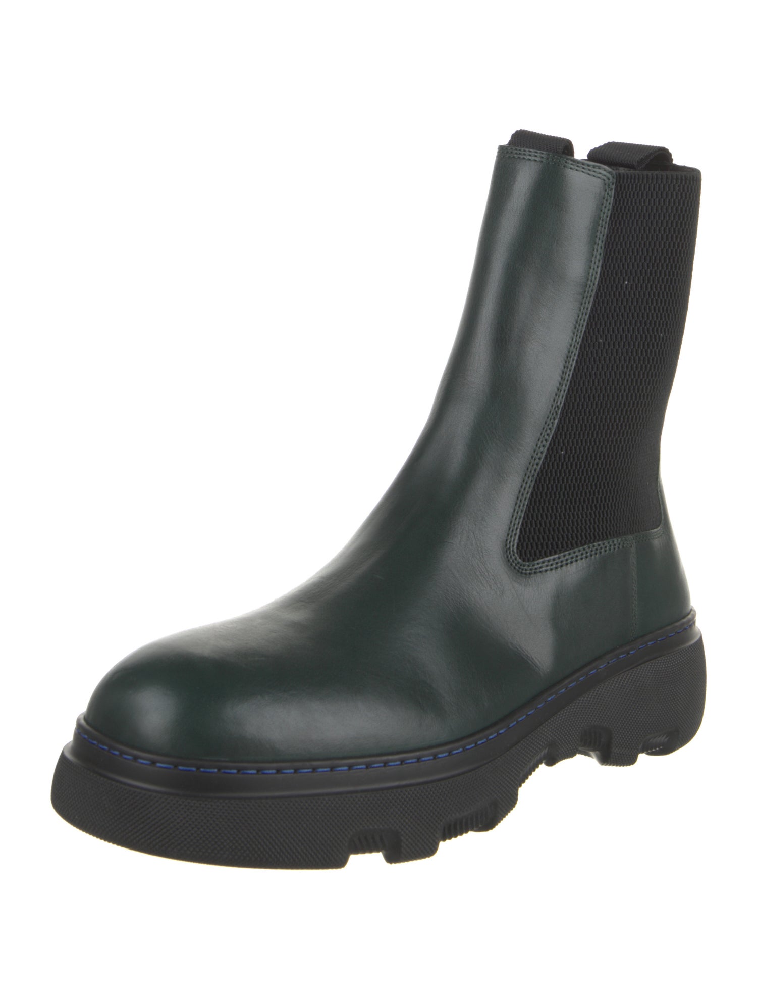 Burberry Leather Chelsea Boots