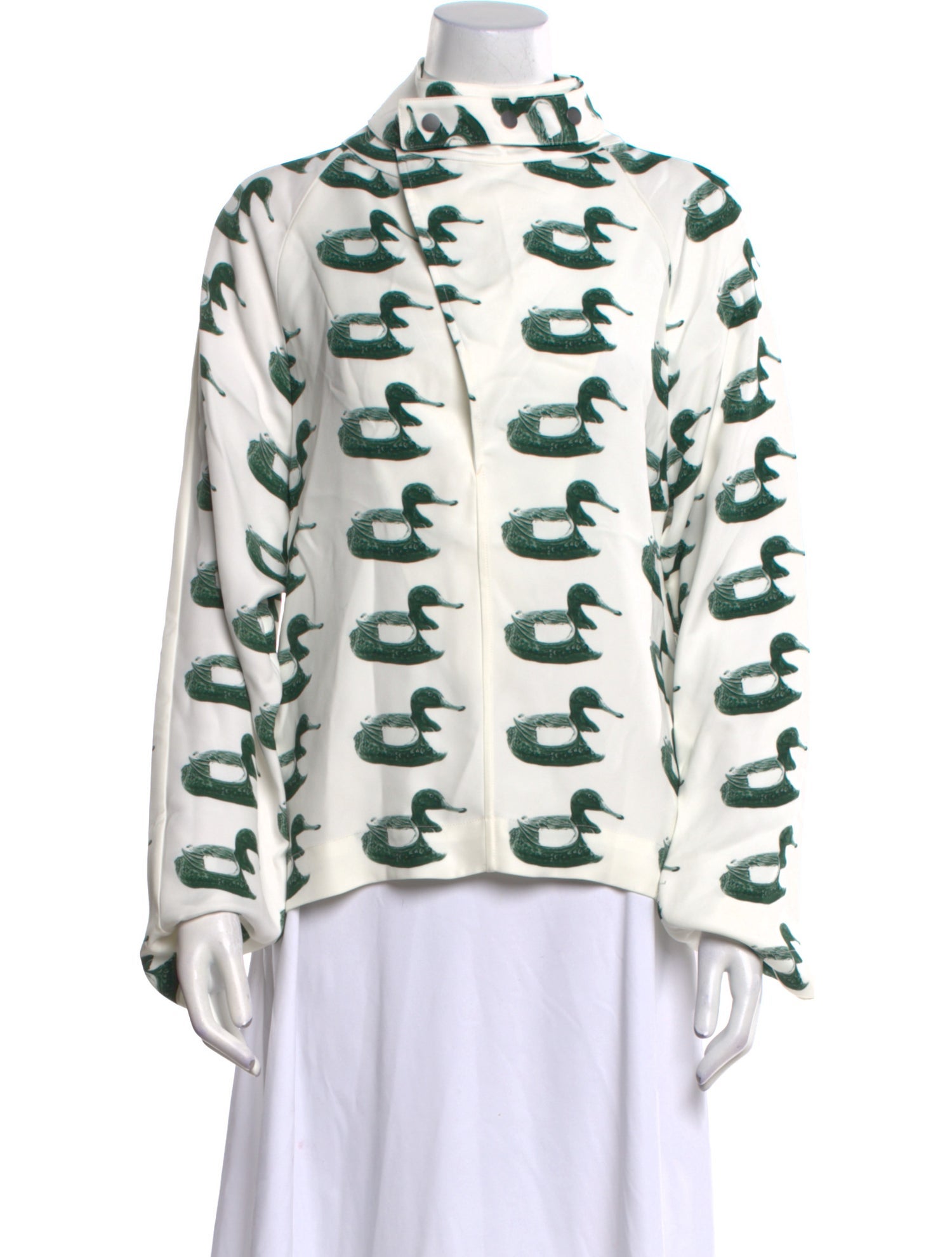 Burberry Printed Mock Neck Sweatshirt w/ Tags