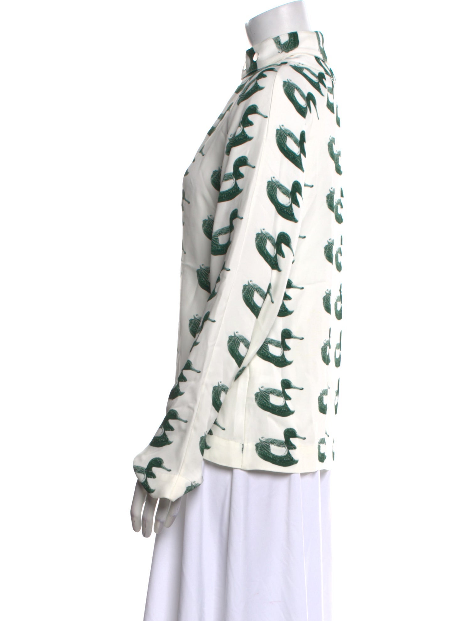 Burberry Printed Mock Neck Sweatshirt w/ Tags