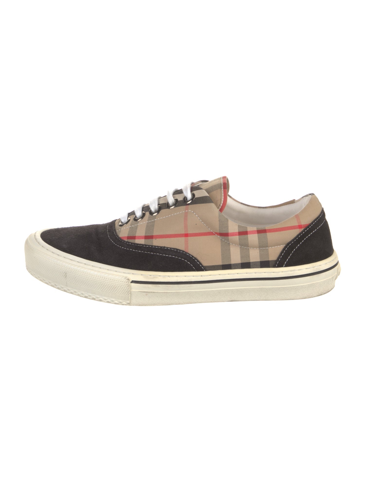 Burberry Suede Printed Sneakers