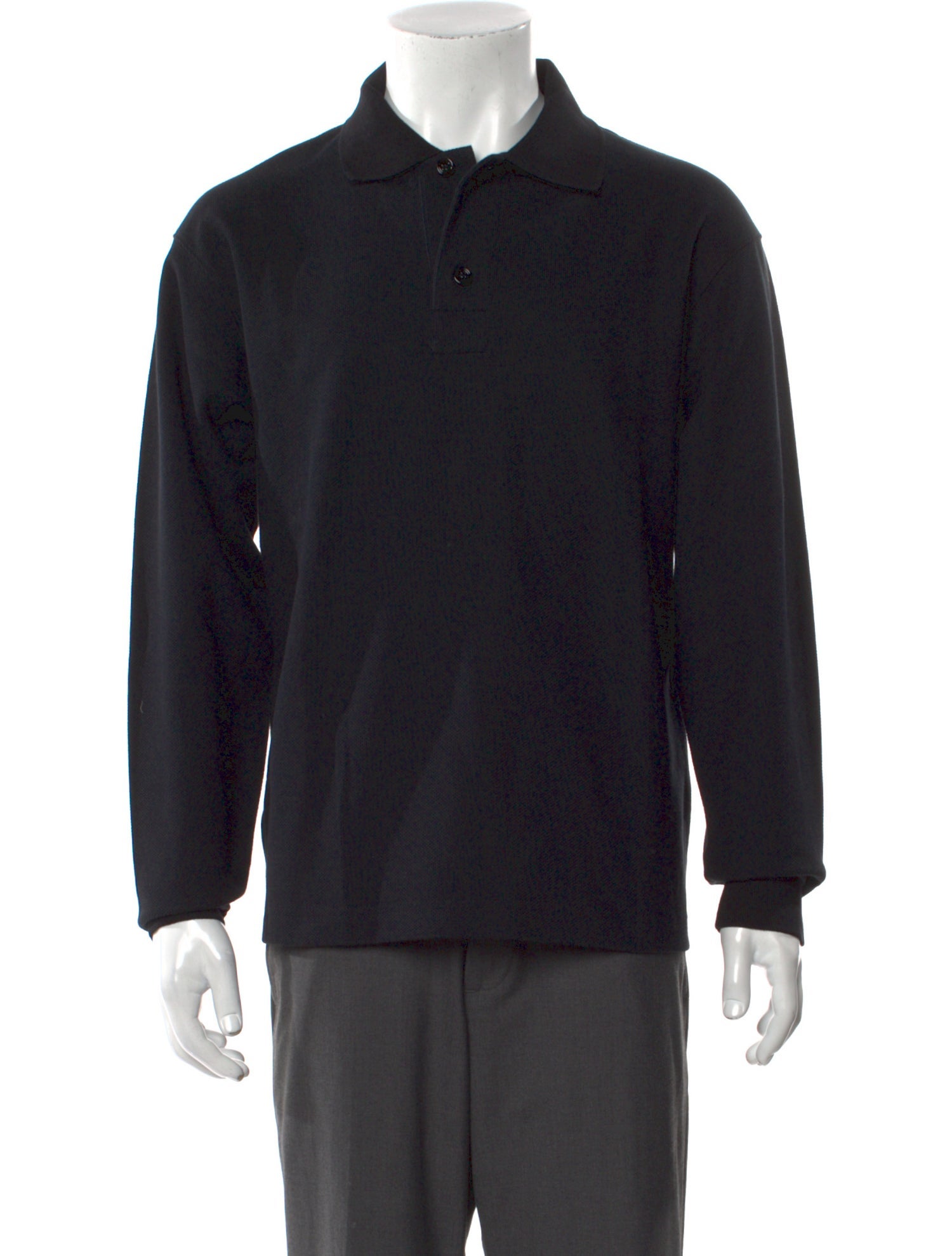 Burberry Collar Long Sleeve Polo Shirt w/ Tags