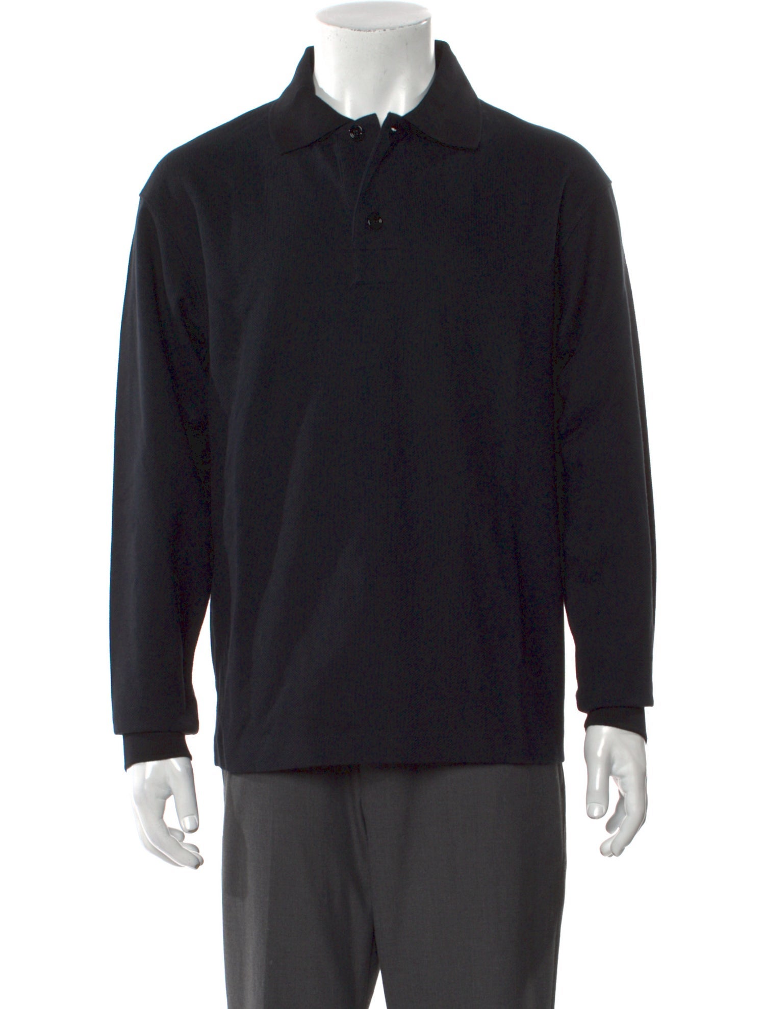 Burberry Collar Long Sleeve Polo Shirt w/ Tags