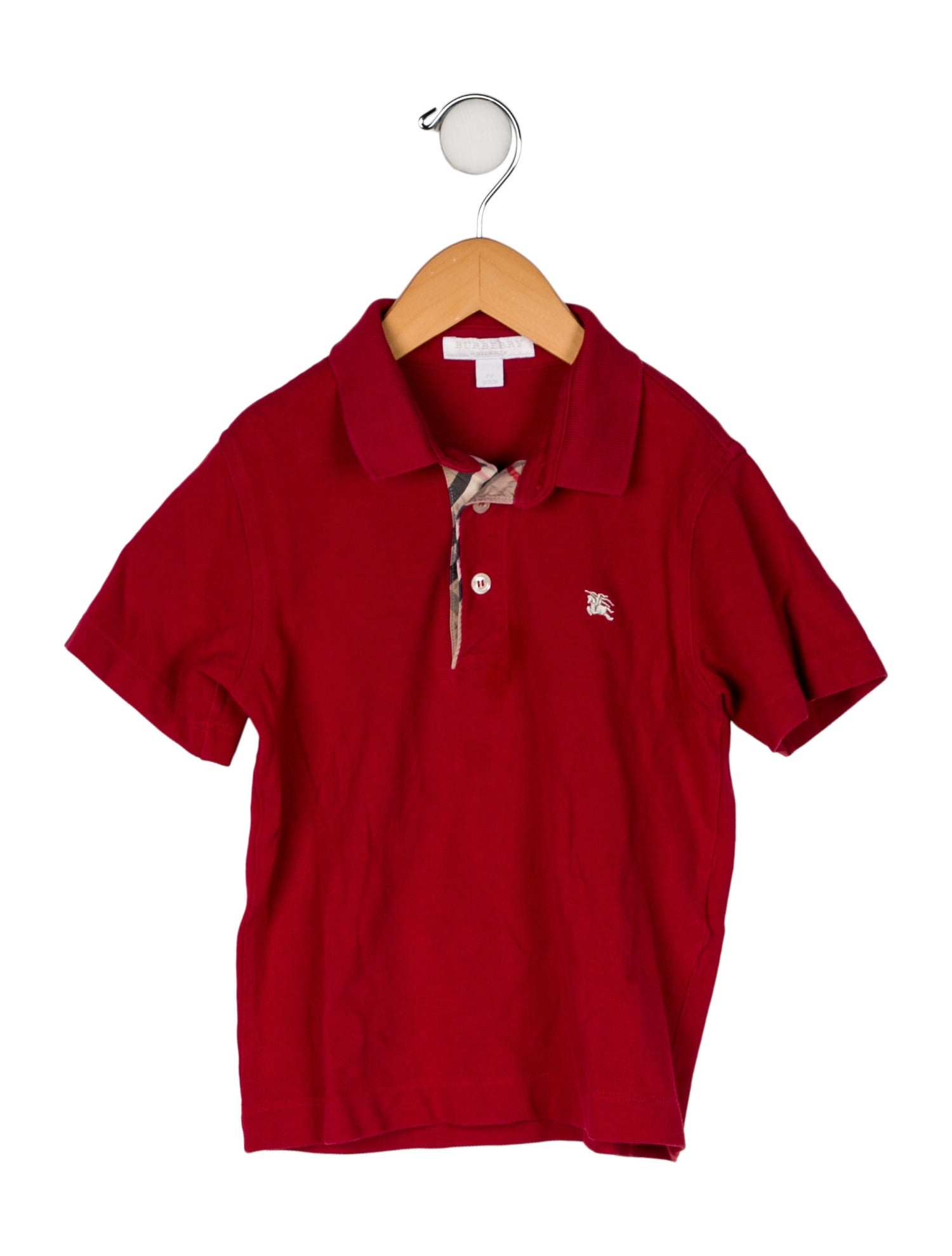 Burberry Boys' Solid Short Sleeve Polo Shirt