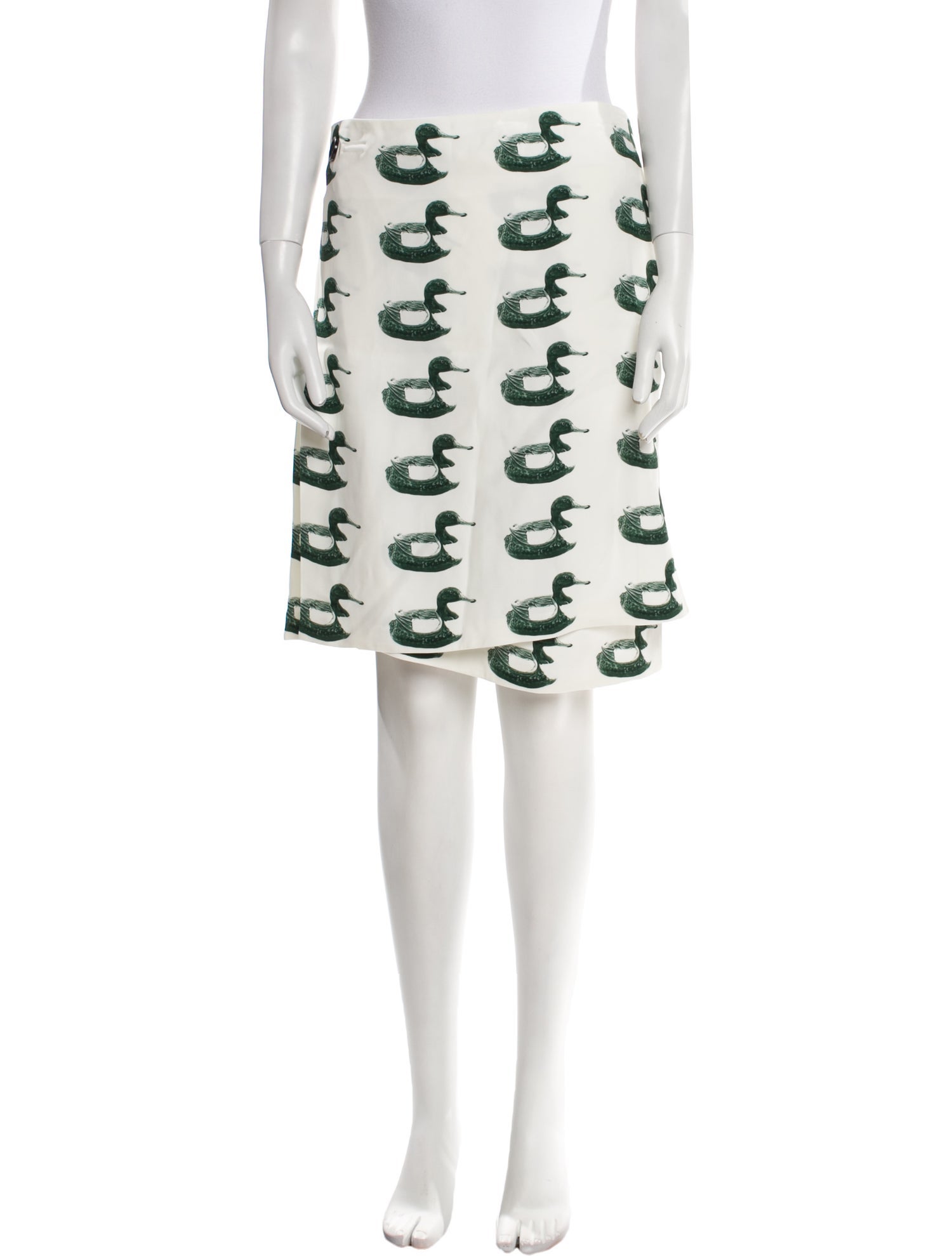 Burberry Printed Knee-Length Skirt w/ Tags