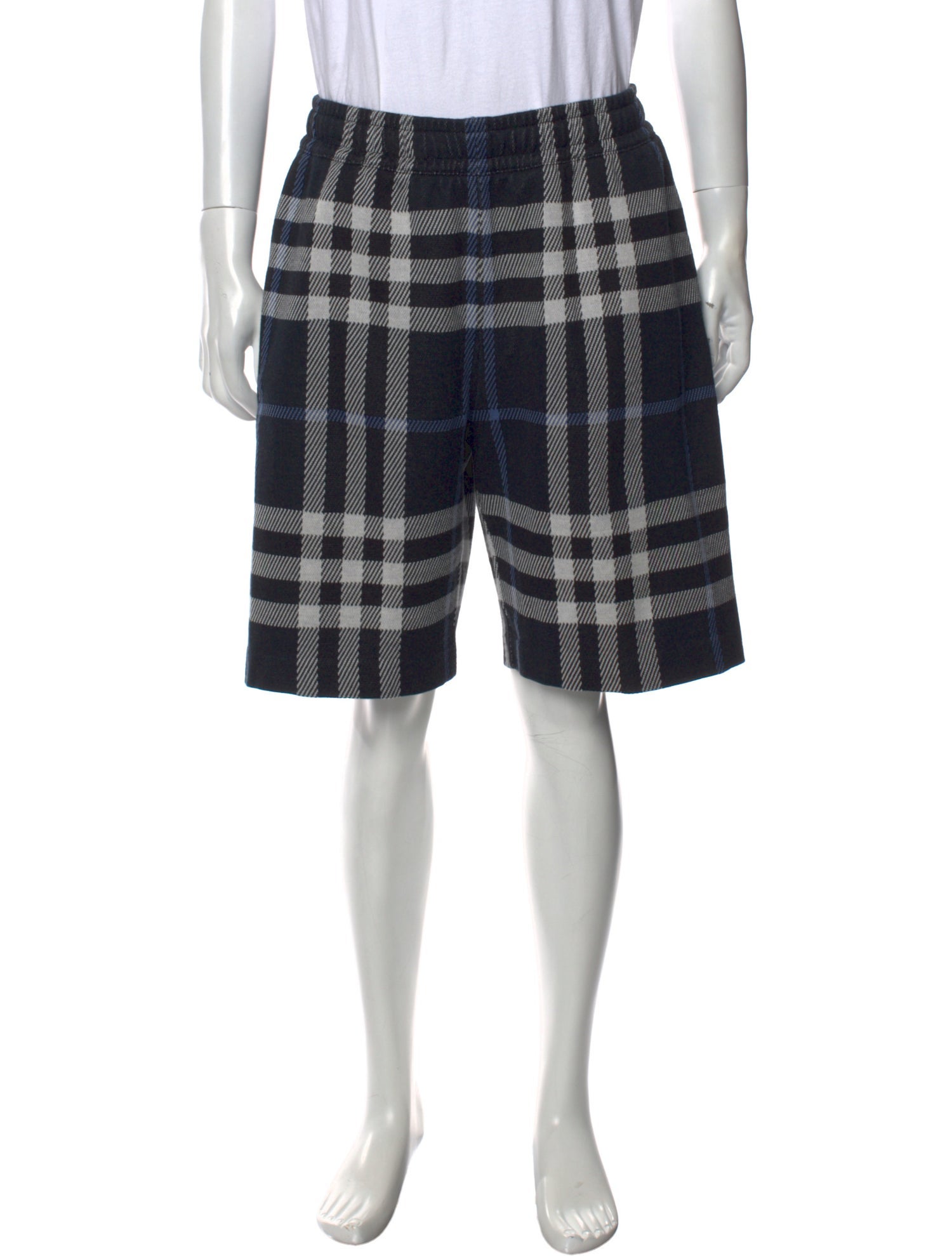 Burberry Plaid Print Shorts