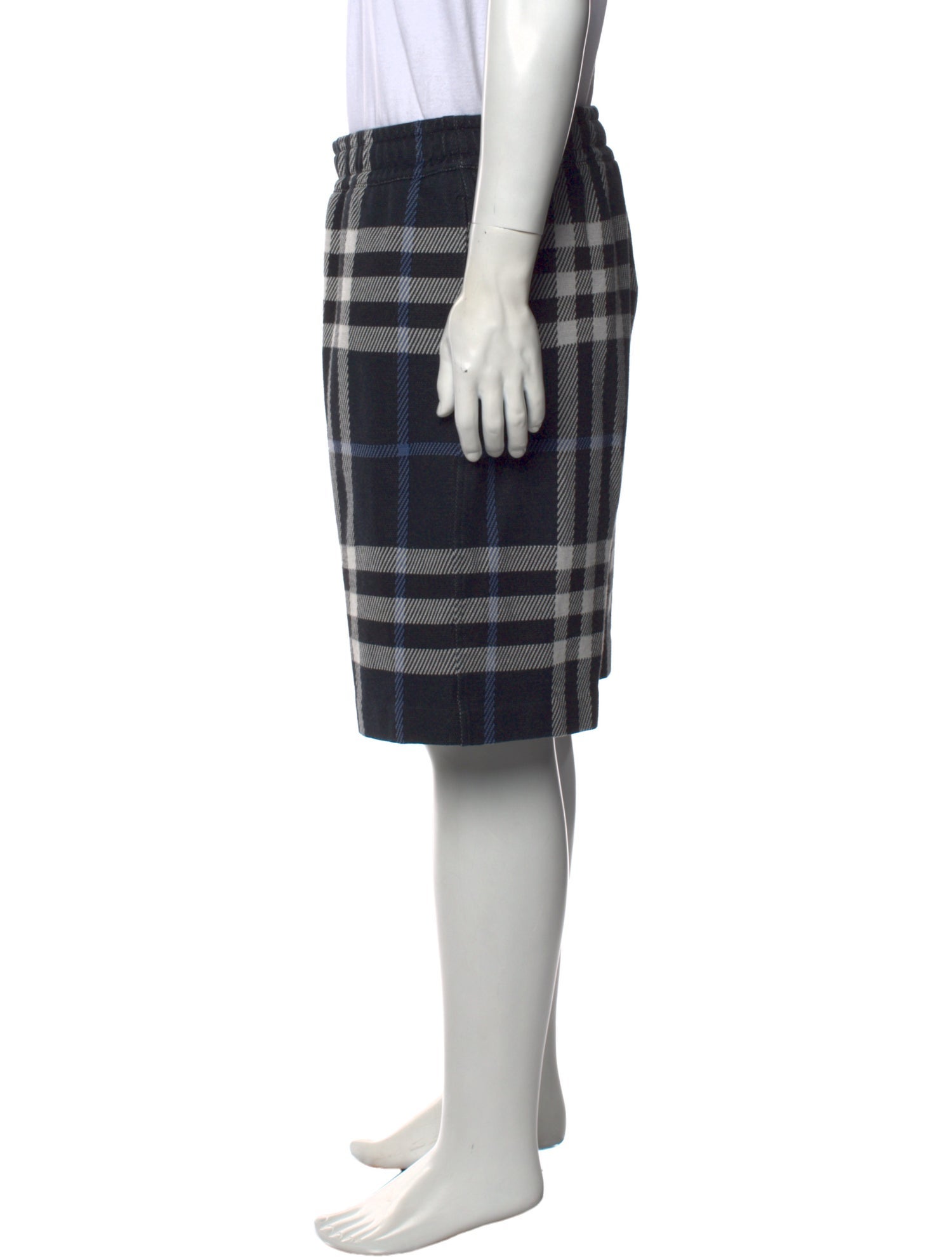 Burberry Plaid Print Shorts