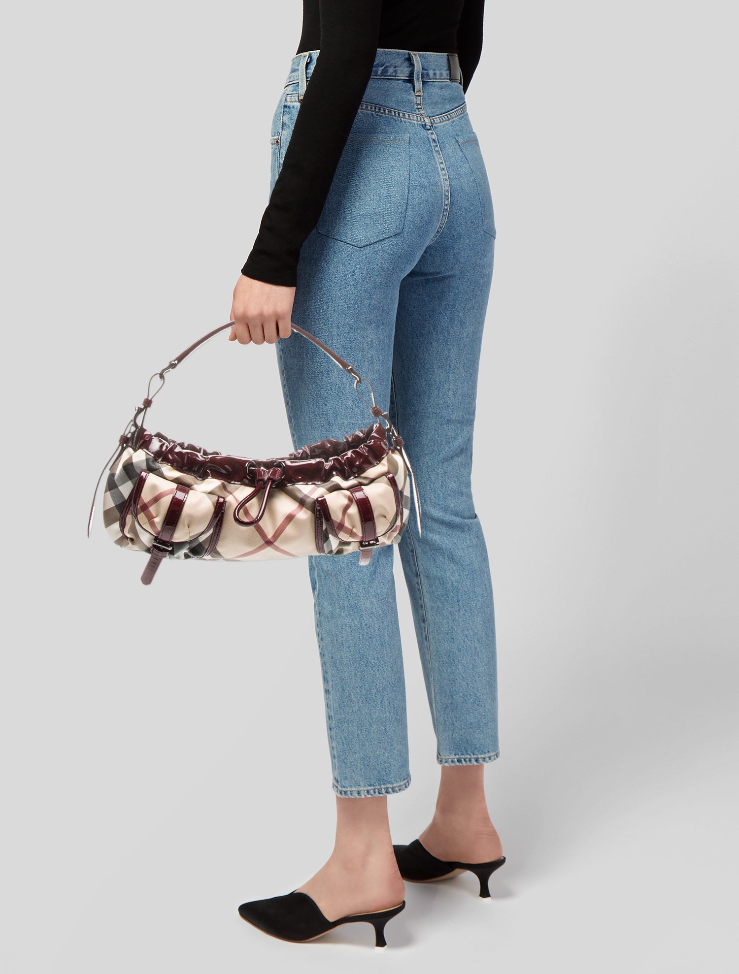 Burberry Super Nova Check Shoulder Bag