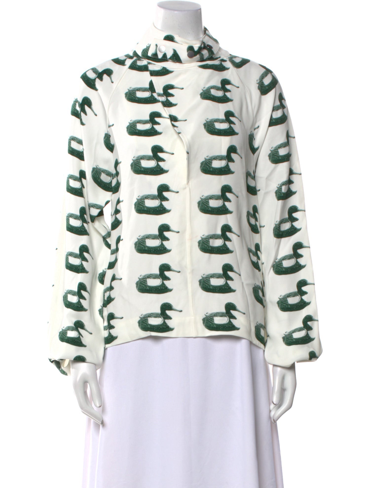 Burberry Printed Mock Neck Sweatshirt w/ Tags