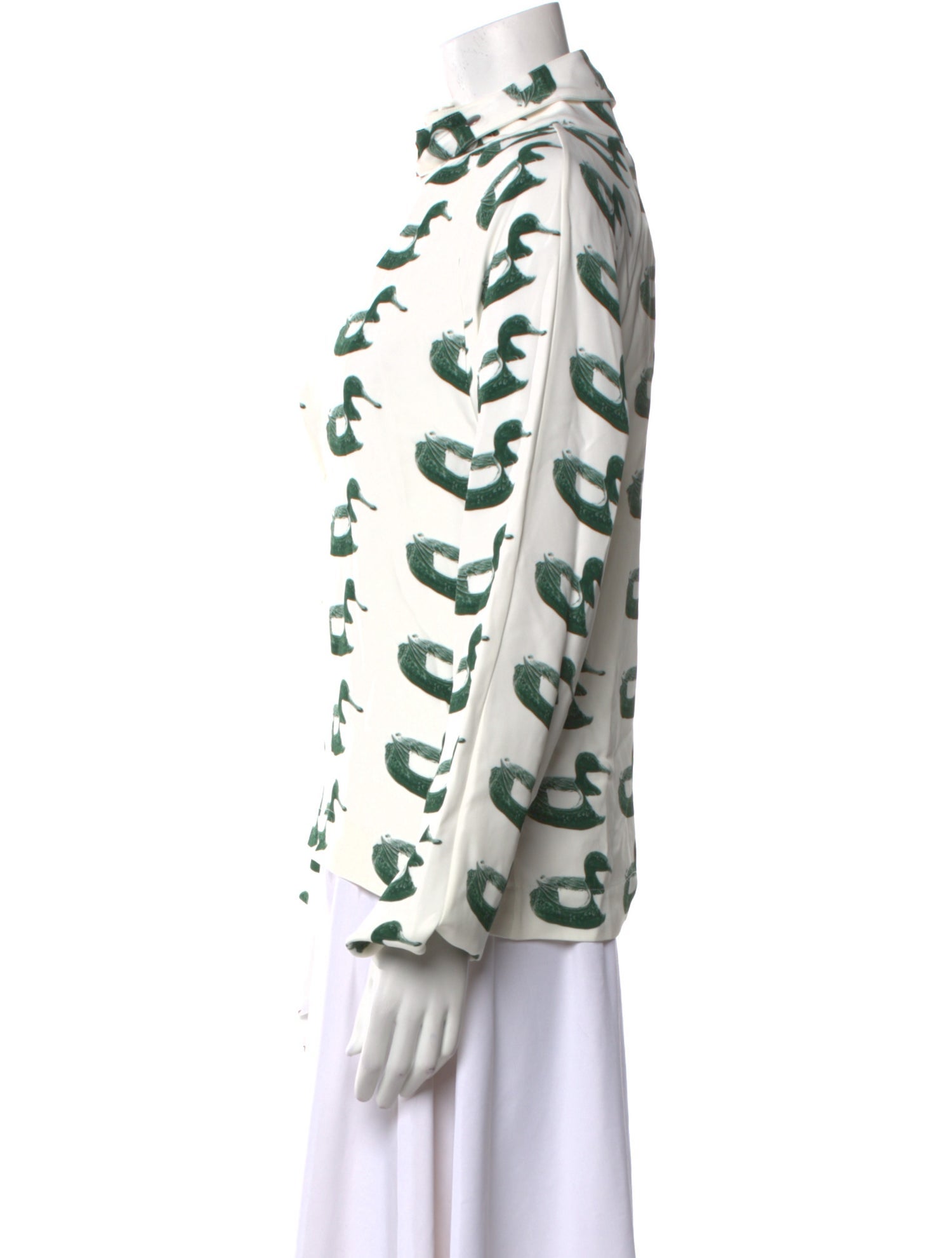 Burberry Printed Mock Neck Sweatshirt w/ Tags