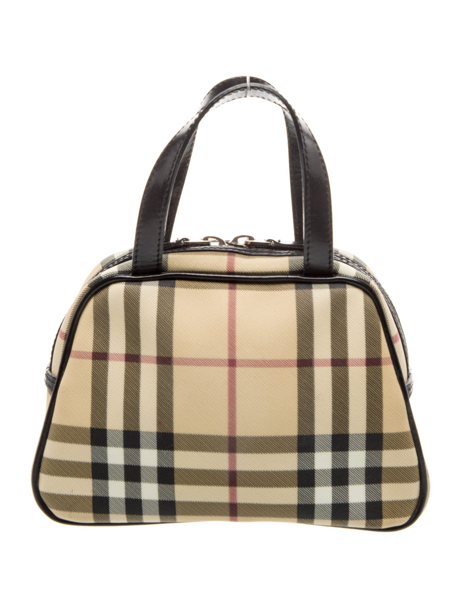Burberry Nova Check Top Handle Bag Vintage