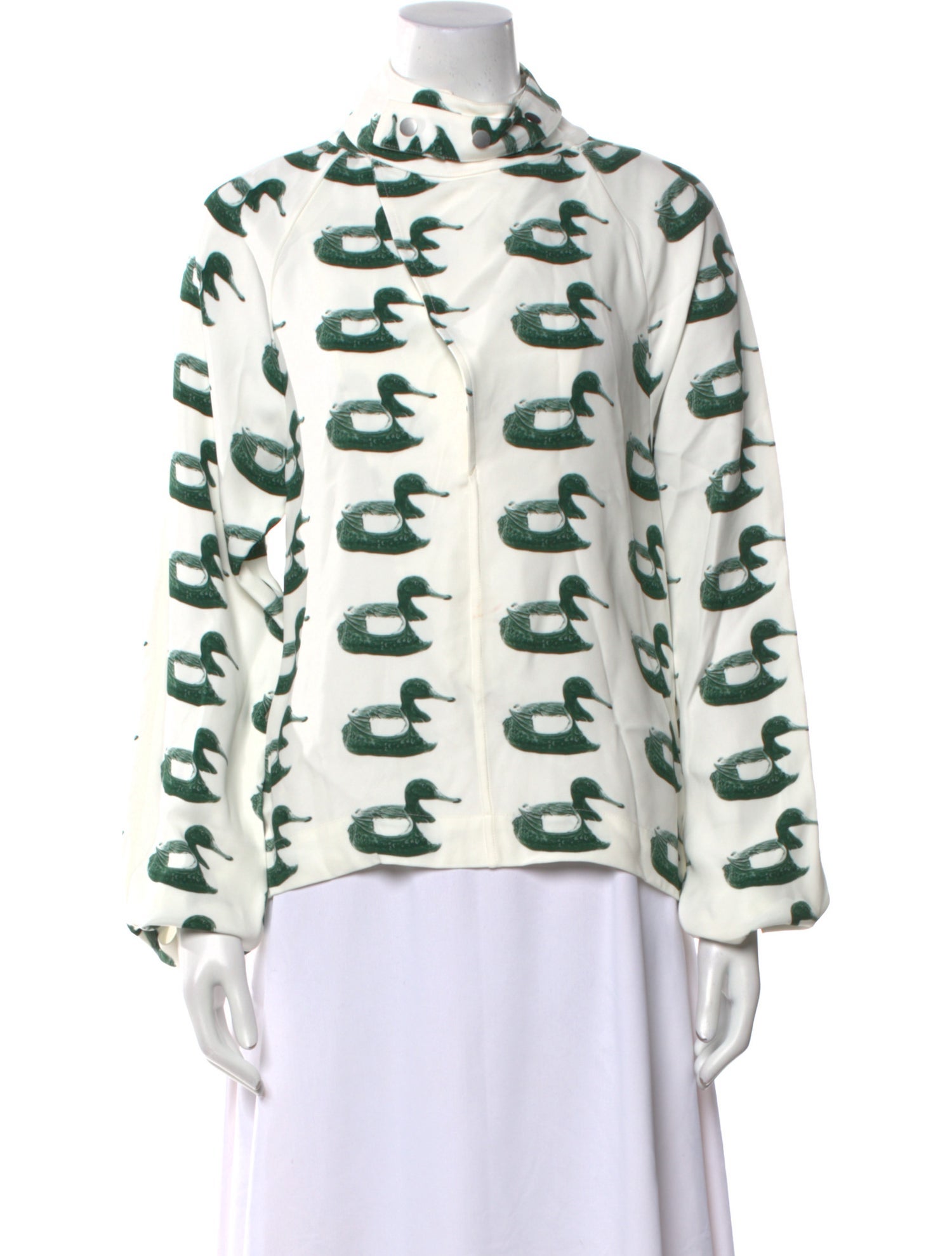 Burberry Printed Mock Neck Sweatshirt w/ Tags