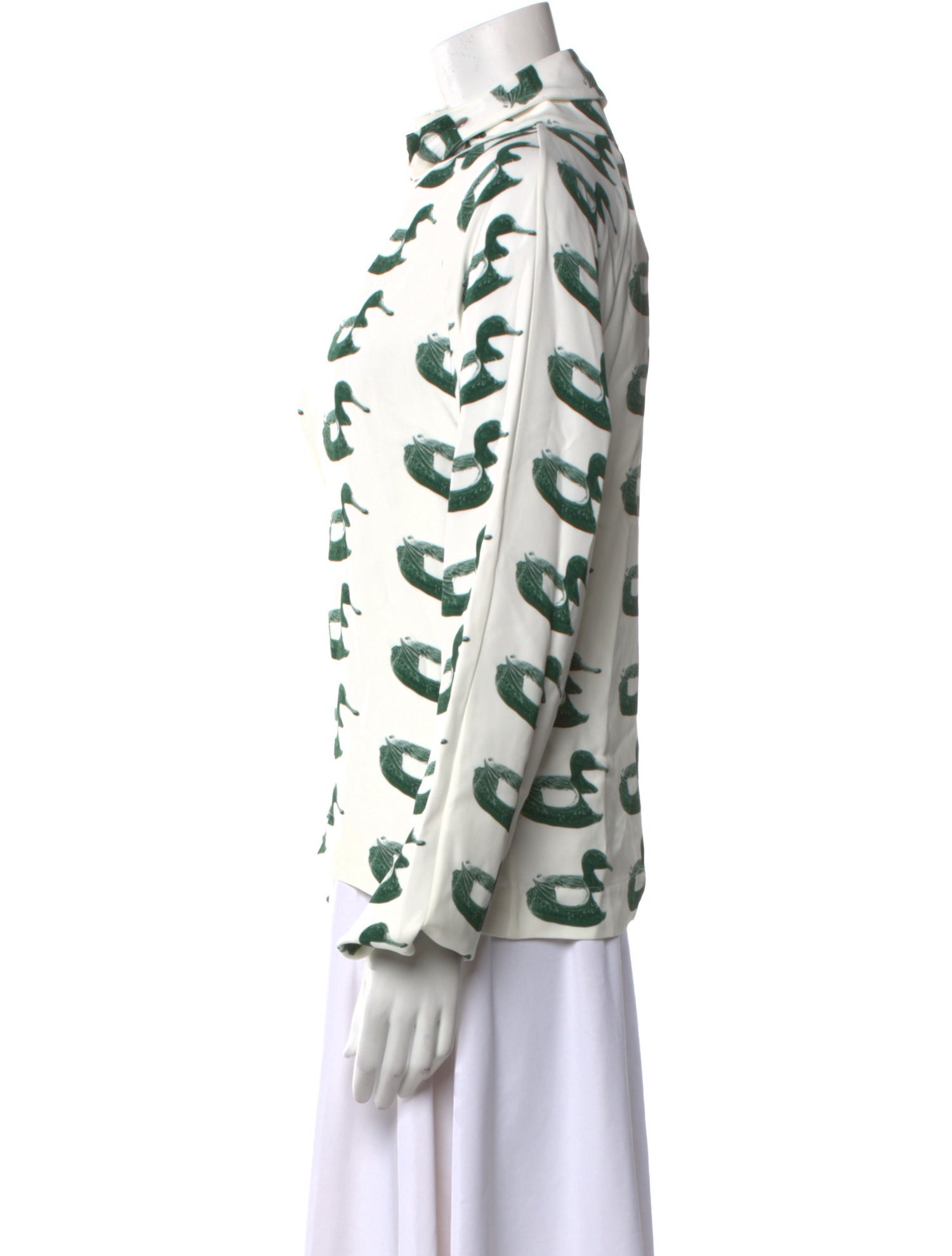 Burberry Printed Mock Neck Sweatshirt w/ Tags