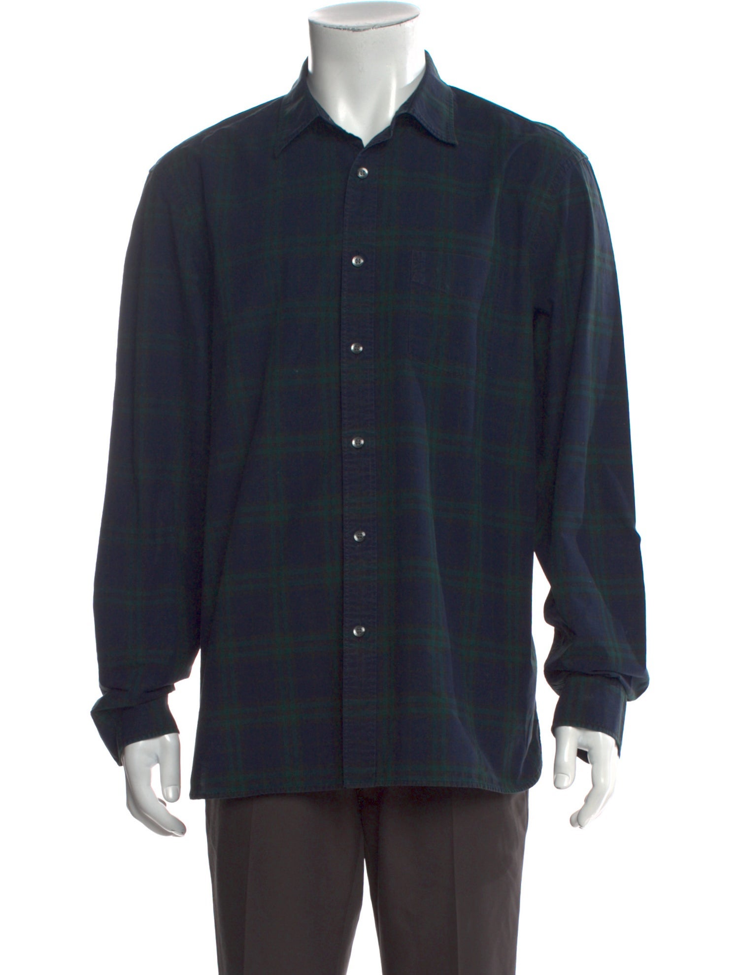 Burberry House Check Pattern Long Sleeve Shirt