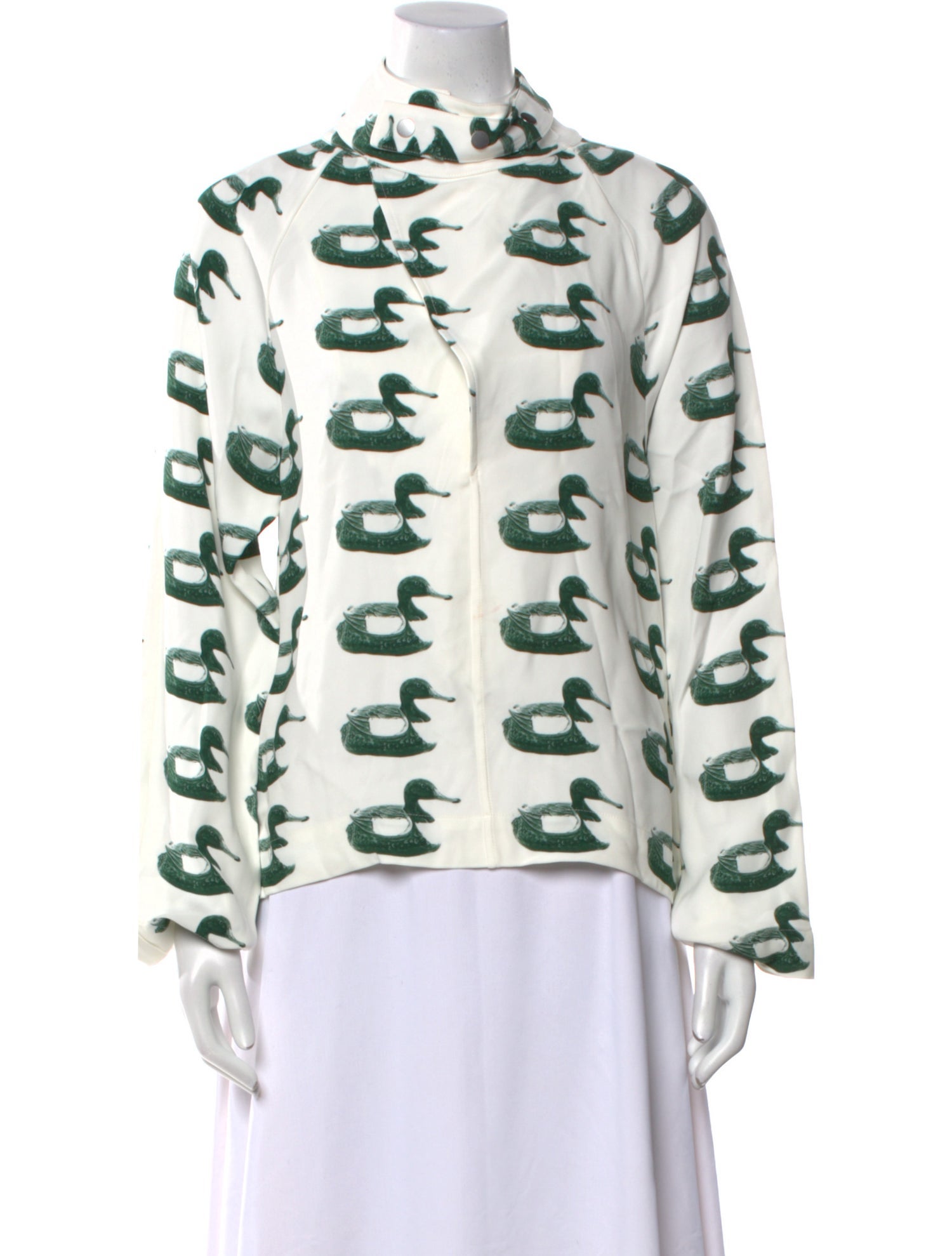 Burberry Printed Mock Neck Sweatshirt w/ Tags