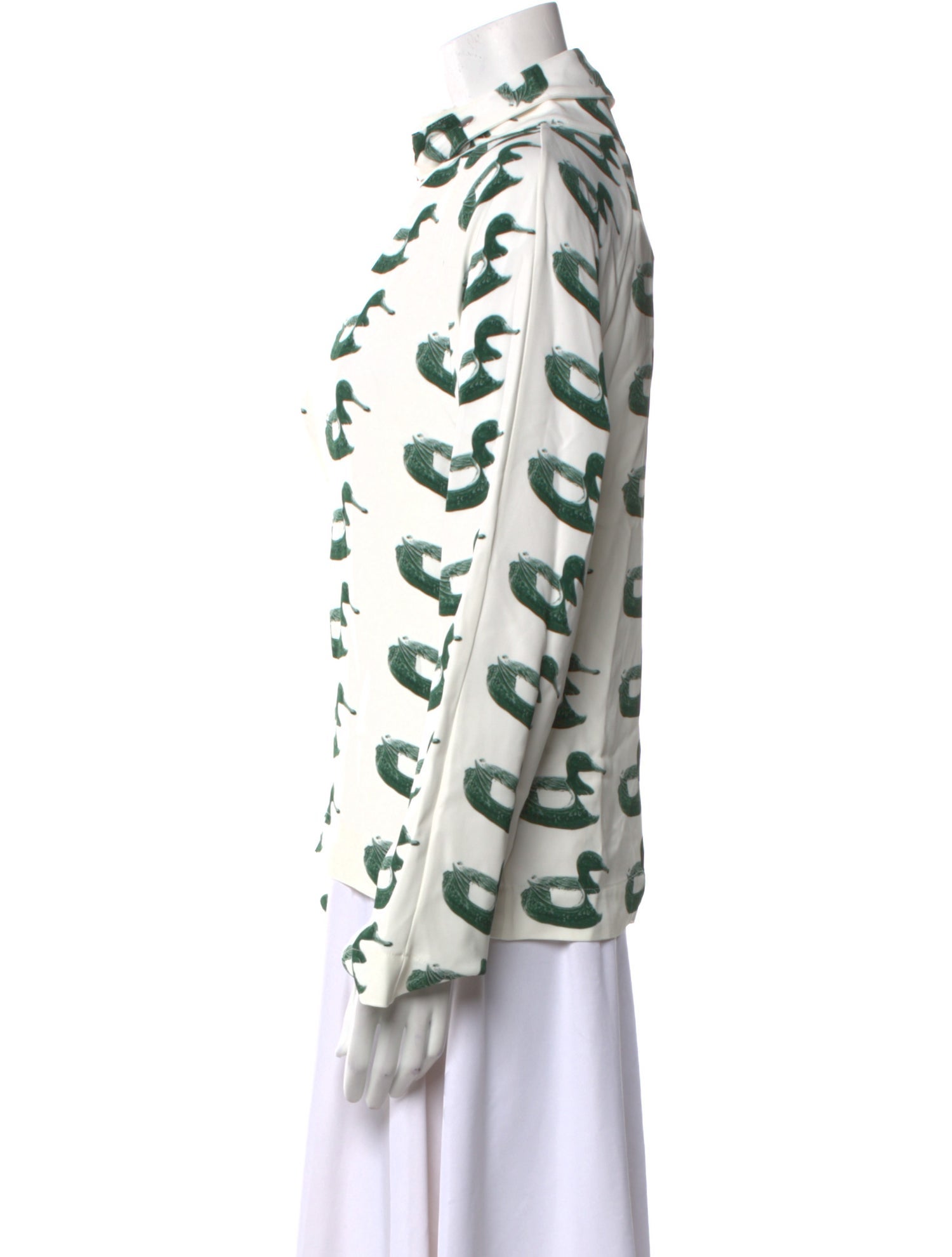 Burberry Printed Mock Neck Sweatshirt w/ Tags