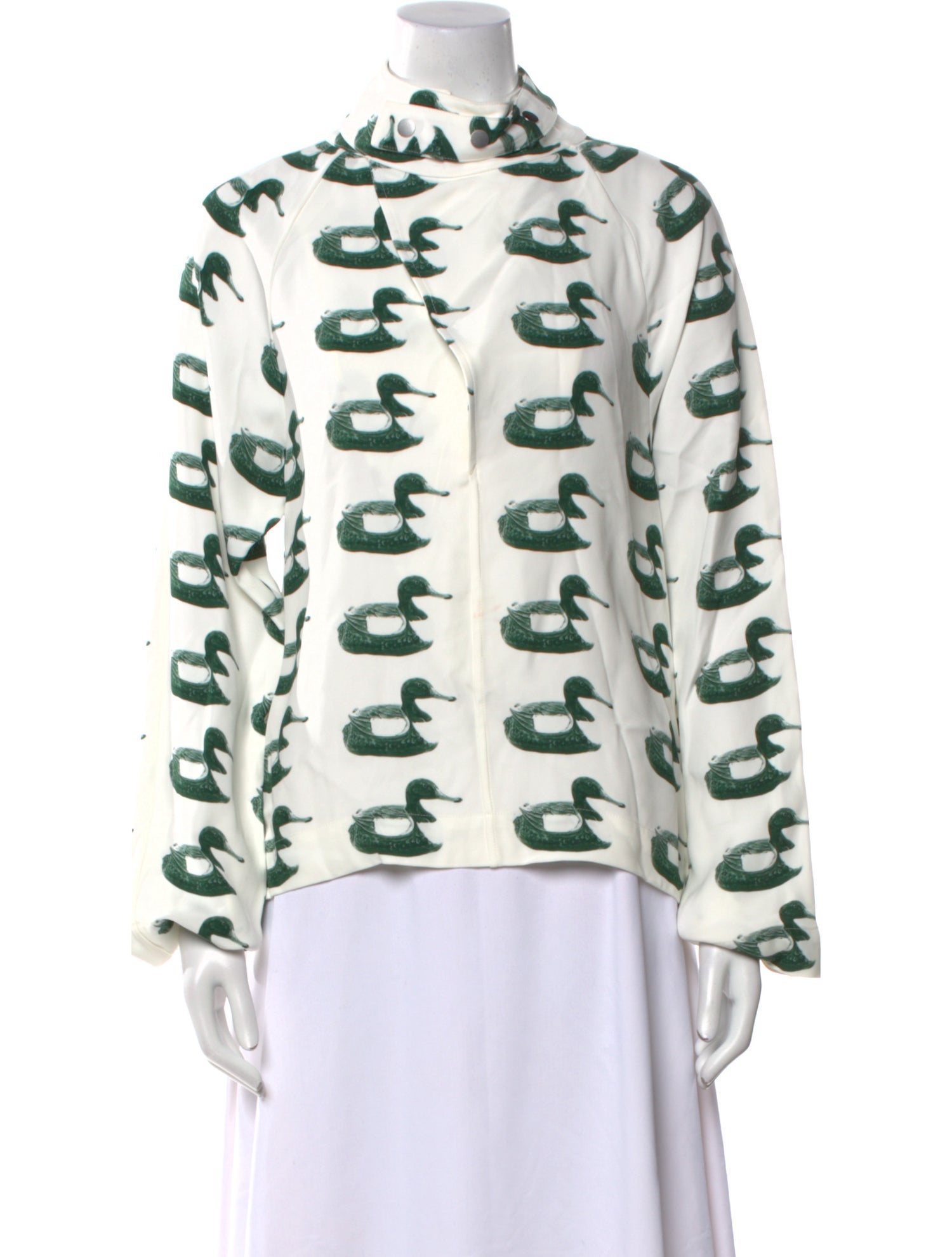 Burberry Printed Mock Neck Sweatshirt w/ Tags