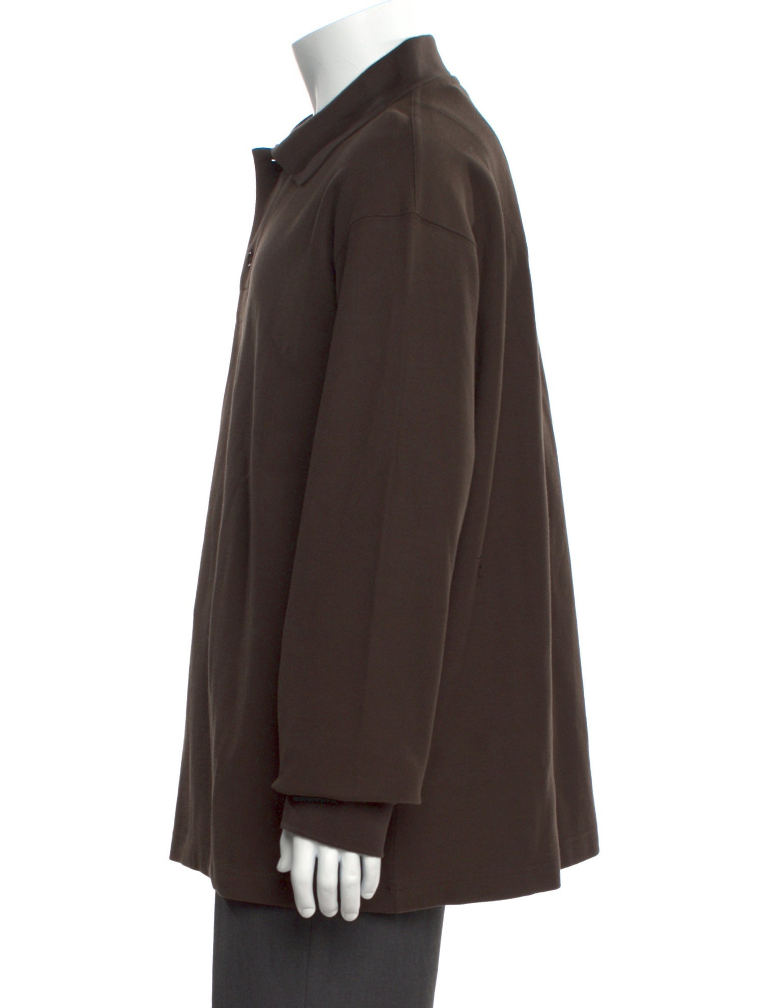 Burberry Collar Long Sleeve Polo Shirt w/ Tags