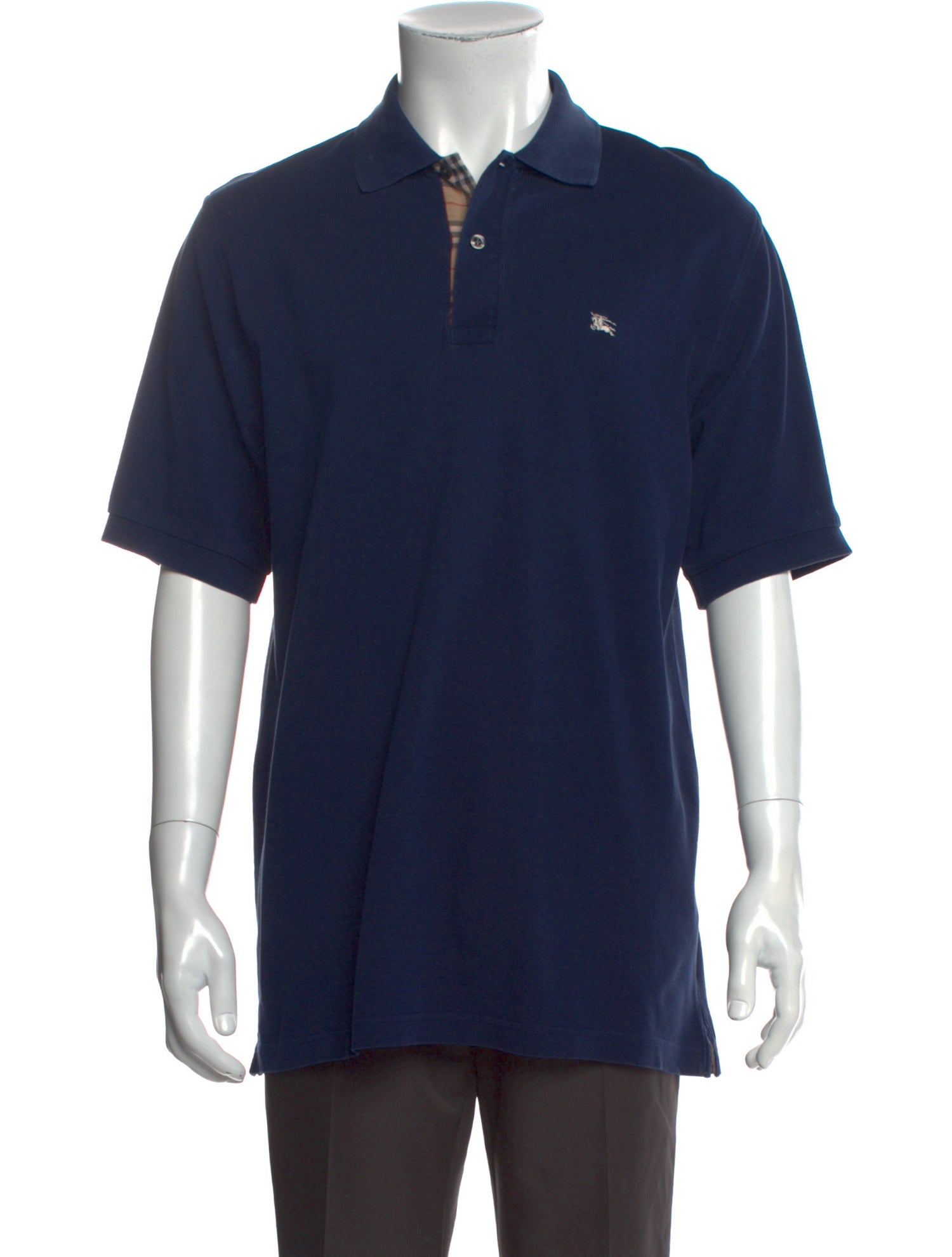 Burberry London TB Monogram Crew Neck Polo Shirt