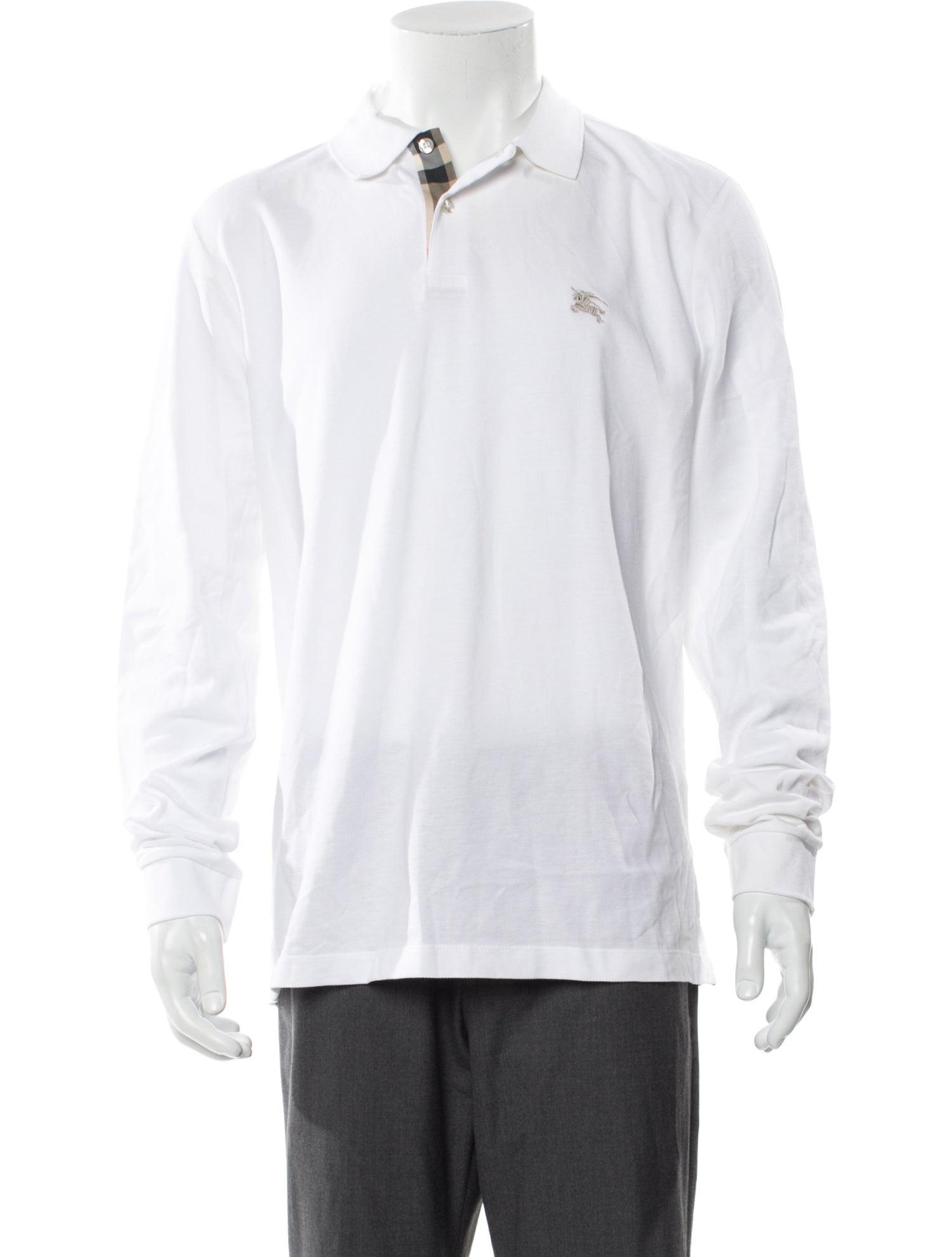 Burberry Brit Collar Long Sleeve Polo Shirt