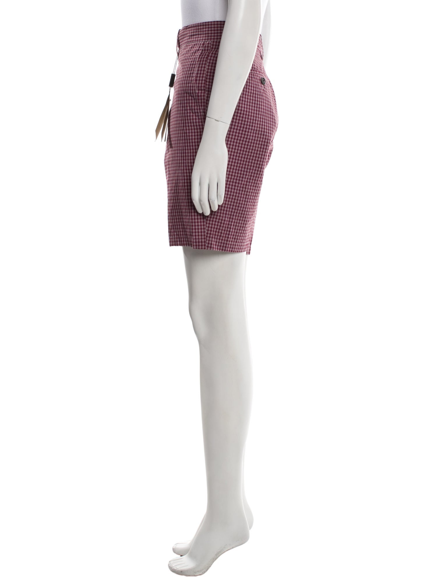 Burberry Plaid Print Mini Shorts w/ Tags