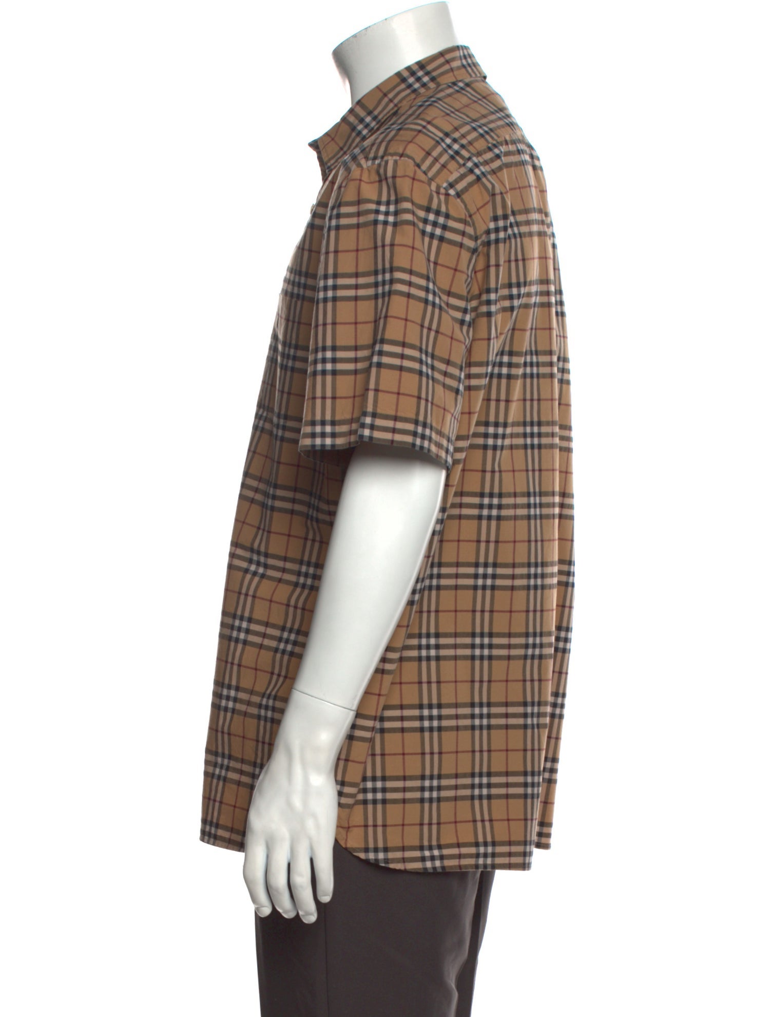 Burberry House Check Pattern Short Sleeve Shirt