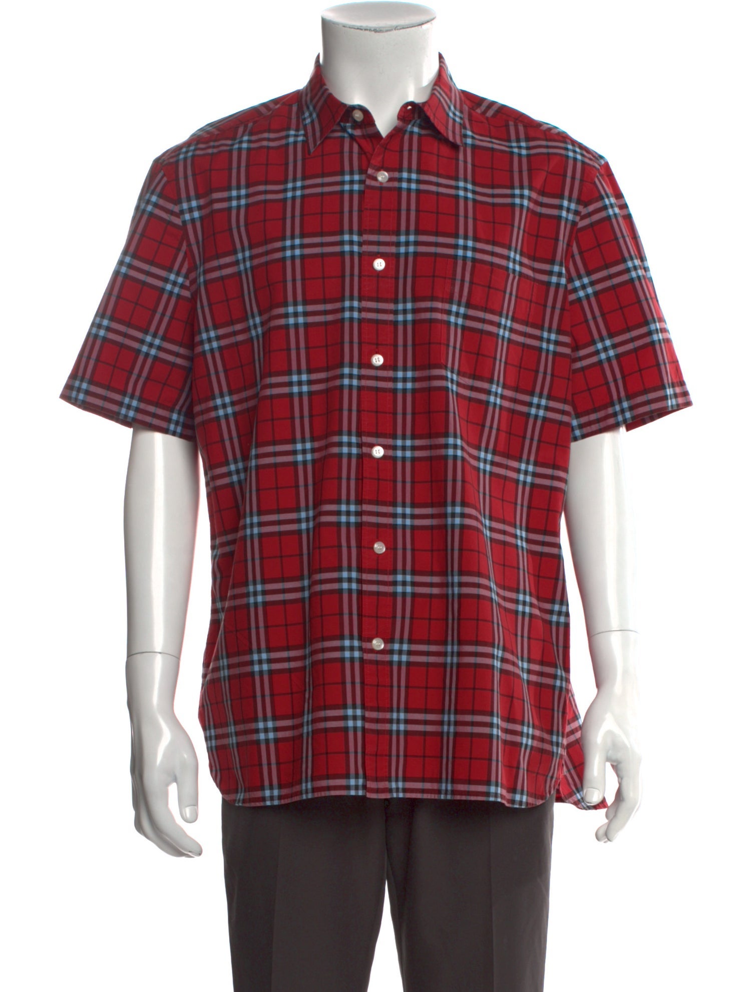 Burberry House Check Pattern Short Sleeve Shirt