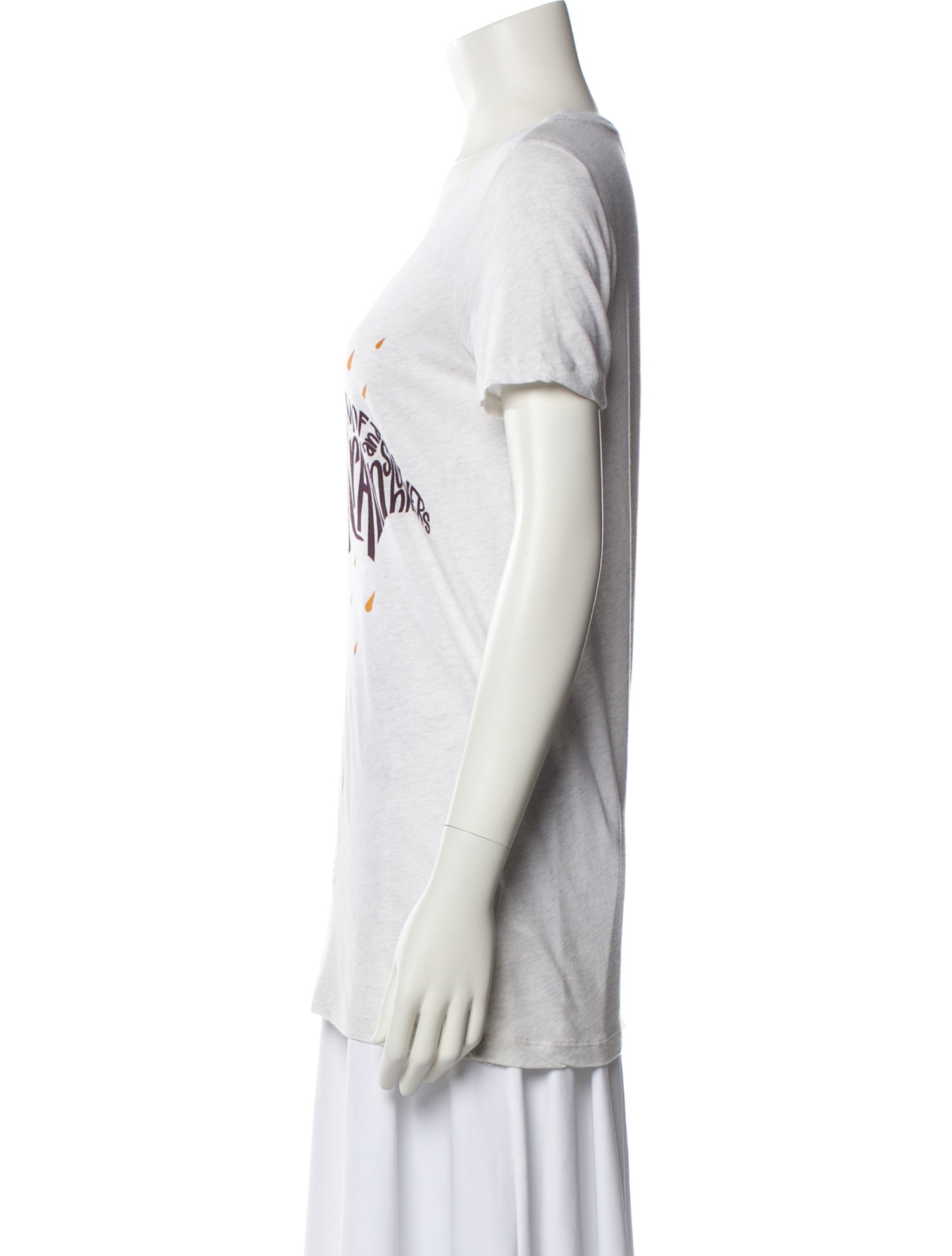 Burberry Brit Graphic Print Scoop Neck T-Shirt