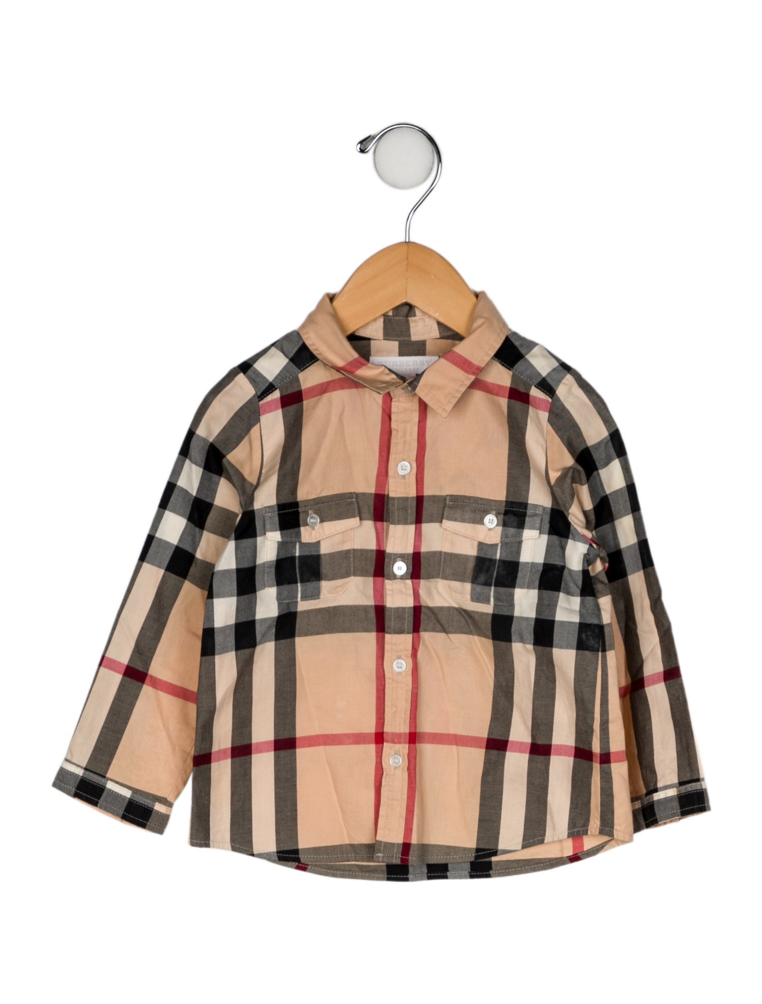 Burberry Kids Nova Check Button Down Shirt
