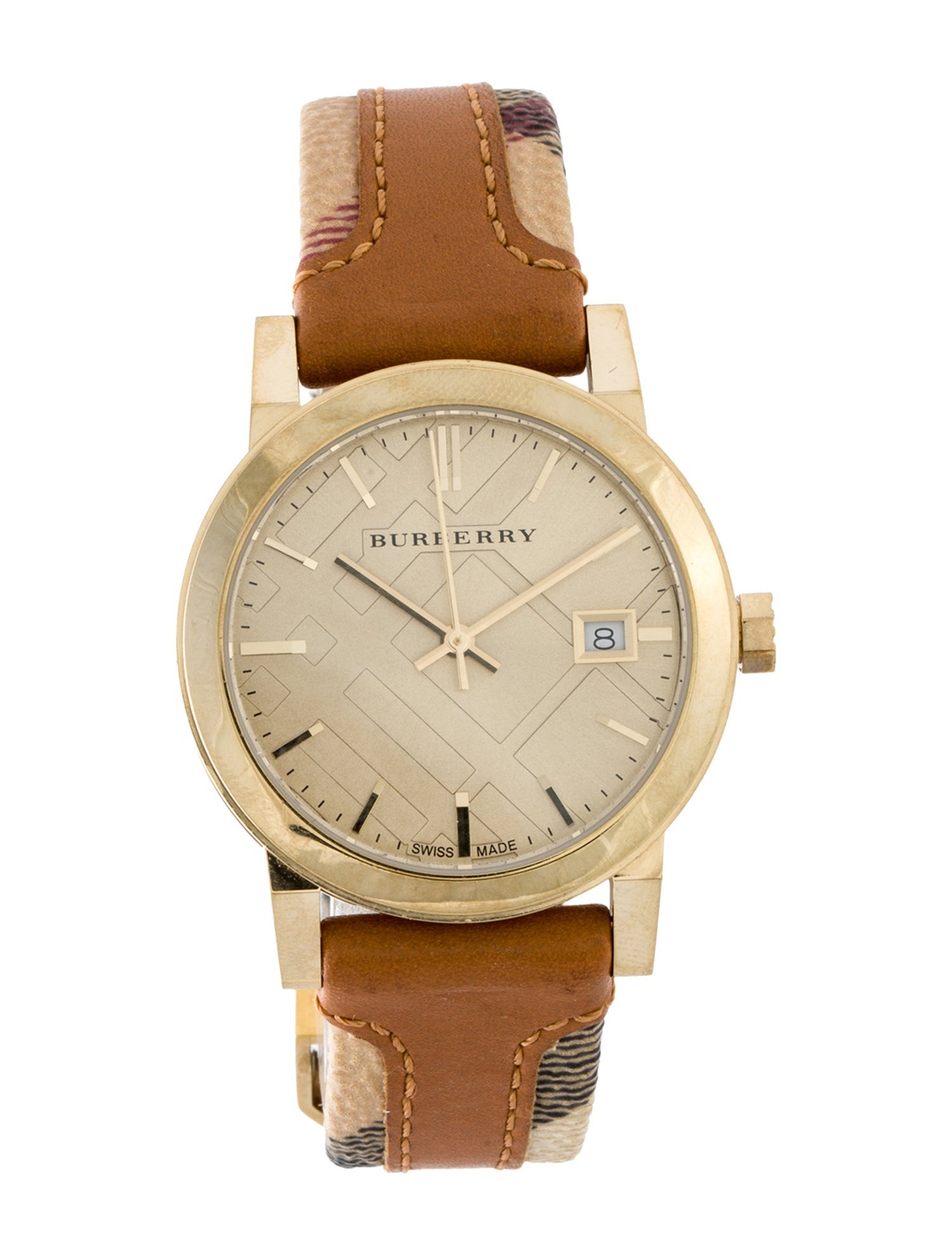 Burberry The City Haymarket Check Watch