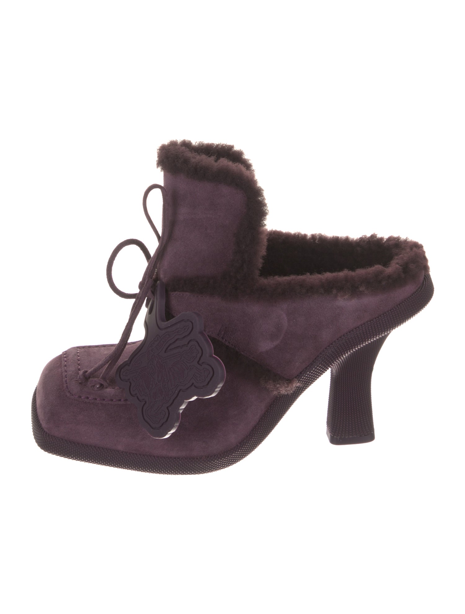 Burberry Suede Mules