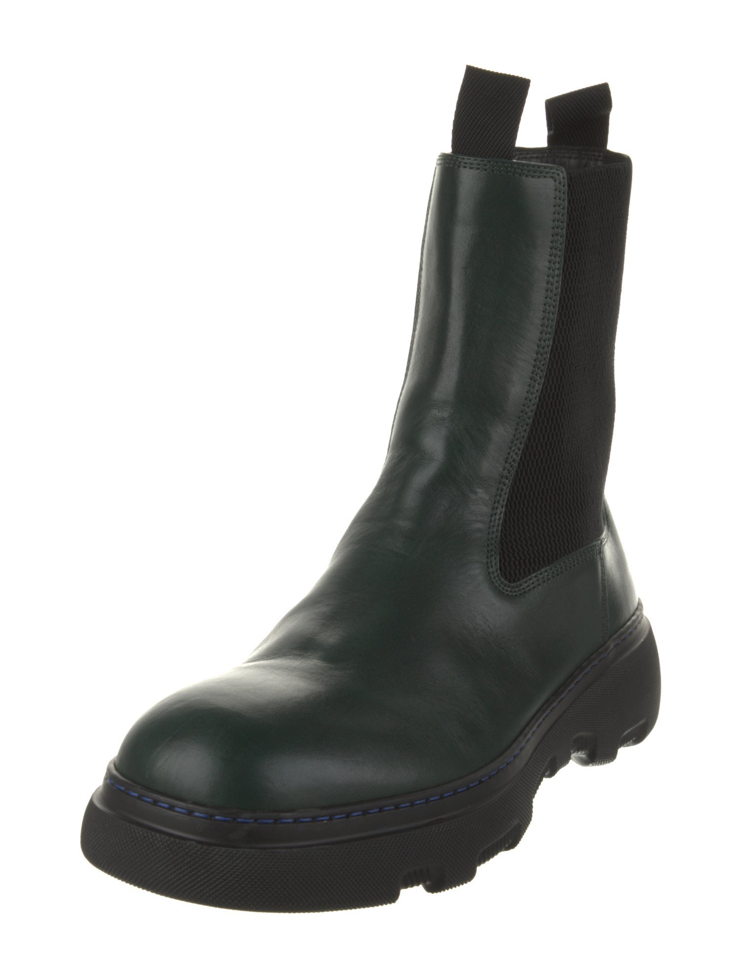 Burberry Leather Chelsea Boots