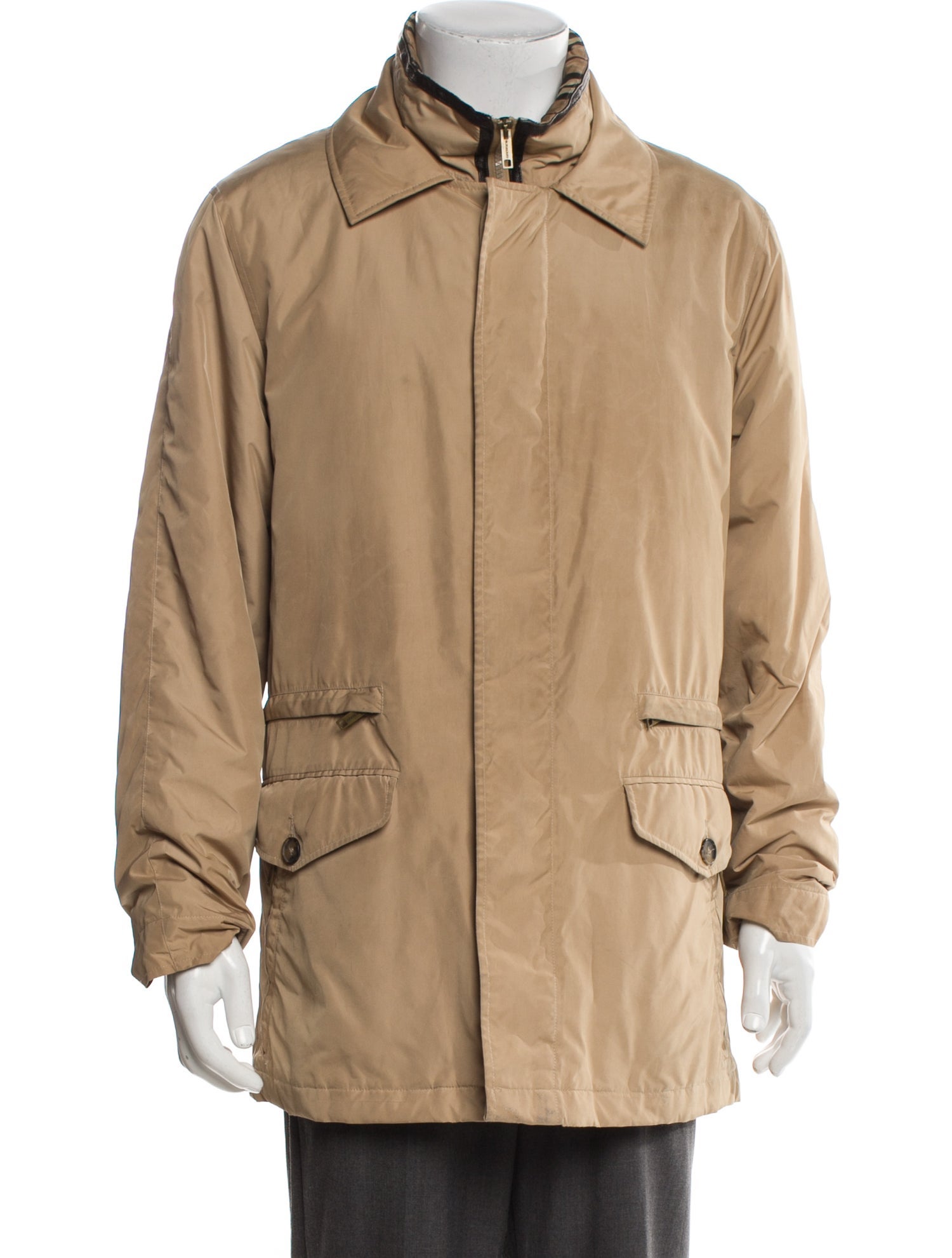 Burberry London House Check Pattern Parka