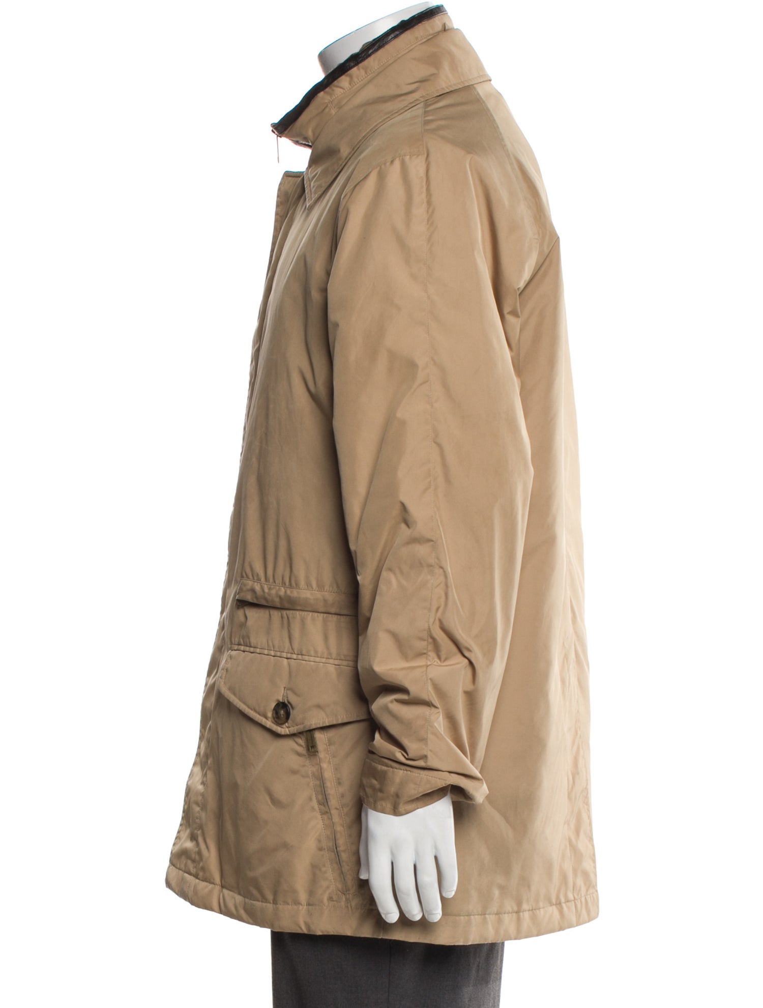 Burberry London House Check Pattern Parka