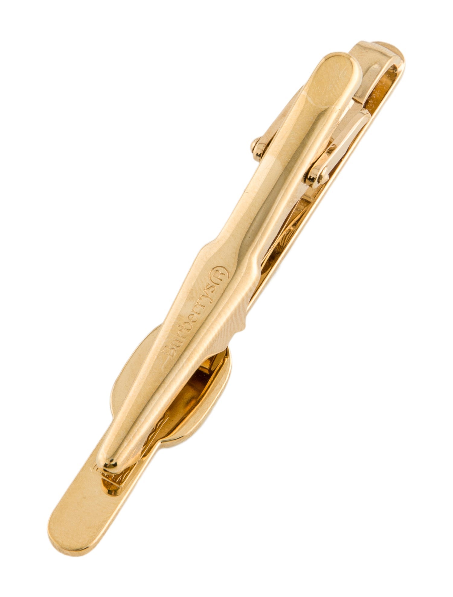 Burberry Enamel Logo Tie Clip